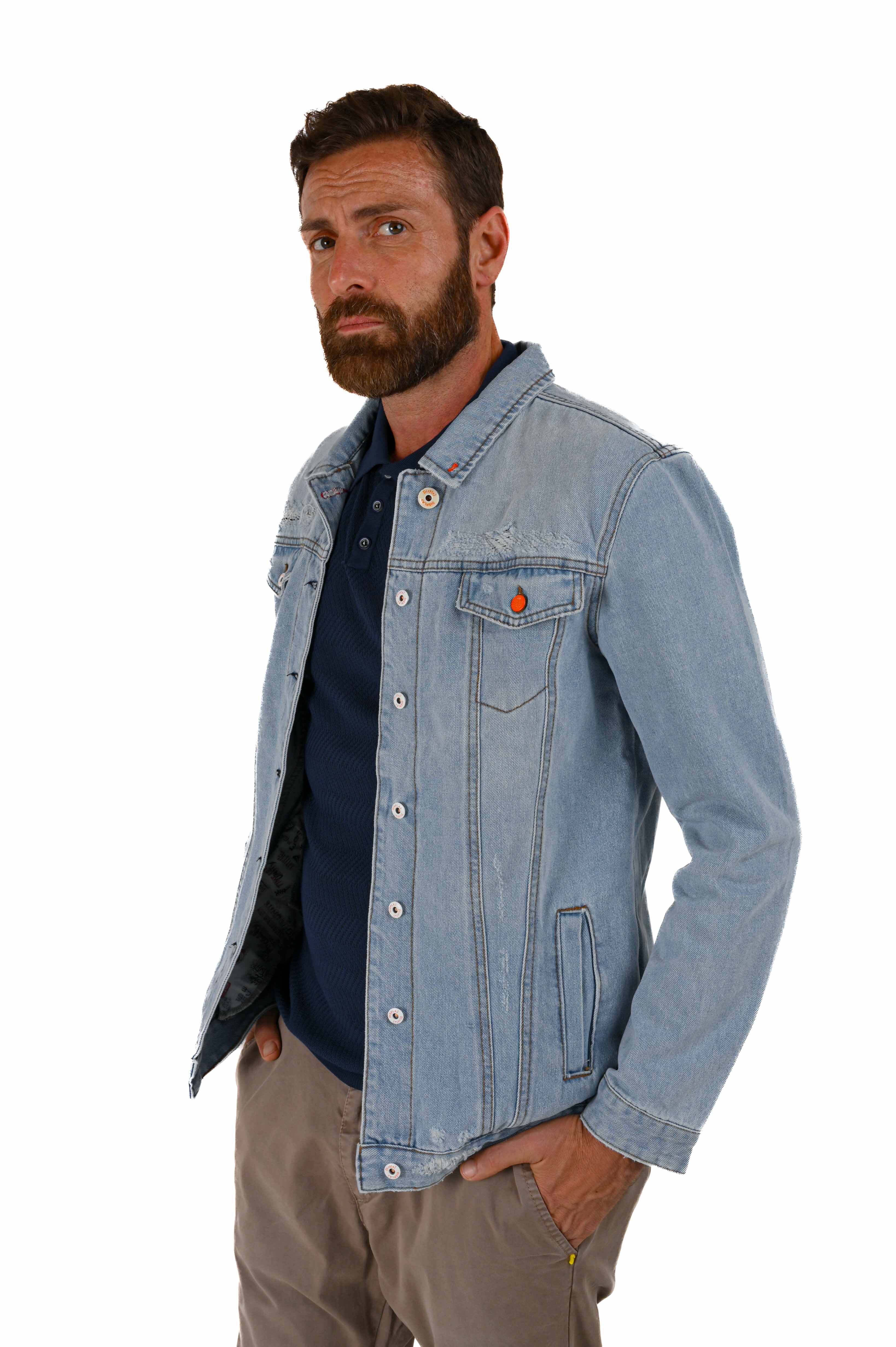 Basket 1875 SS22 regular denim jacket