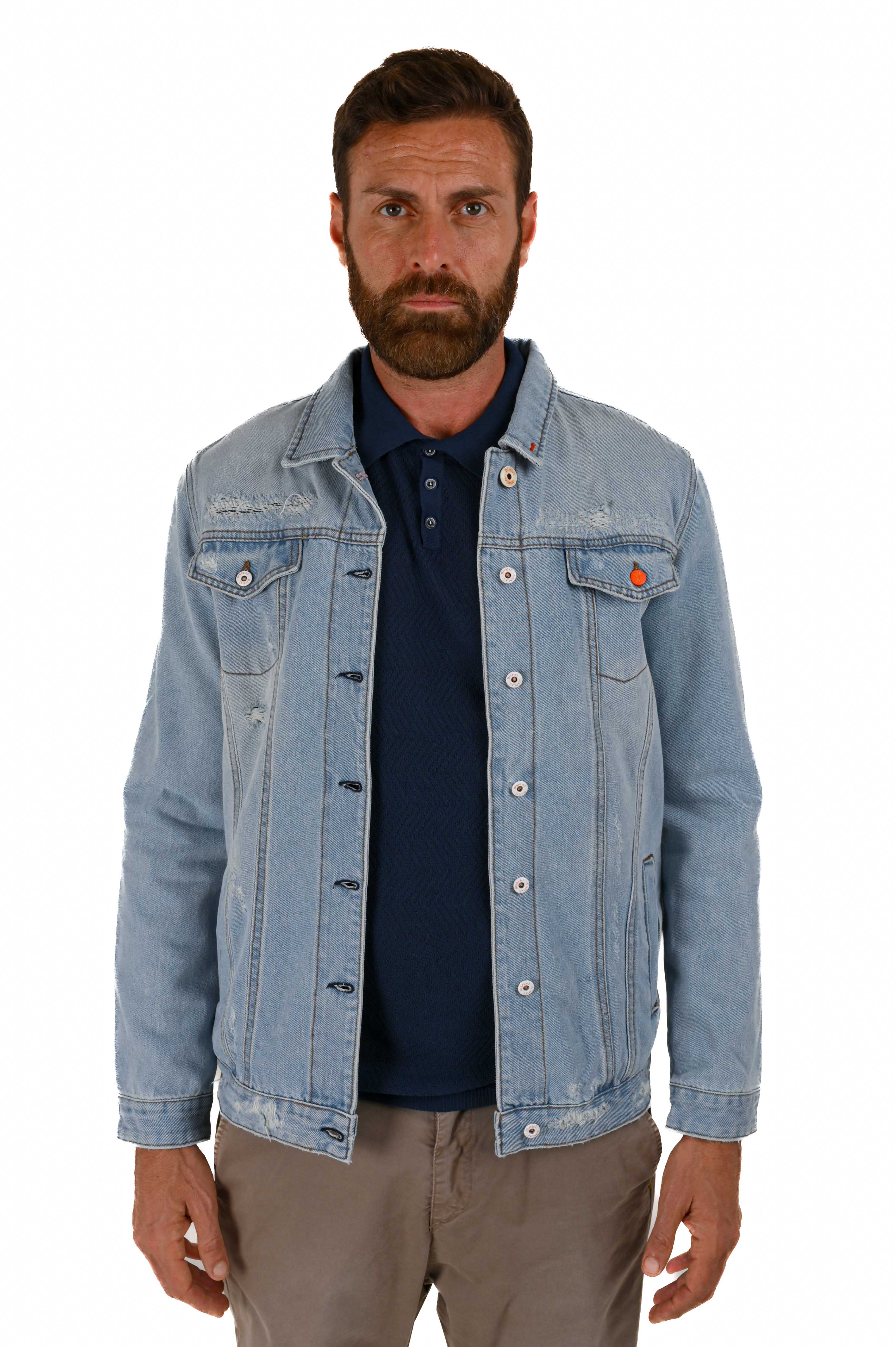 Basket 1875 SS22 regular denim jacket