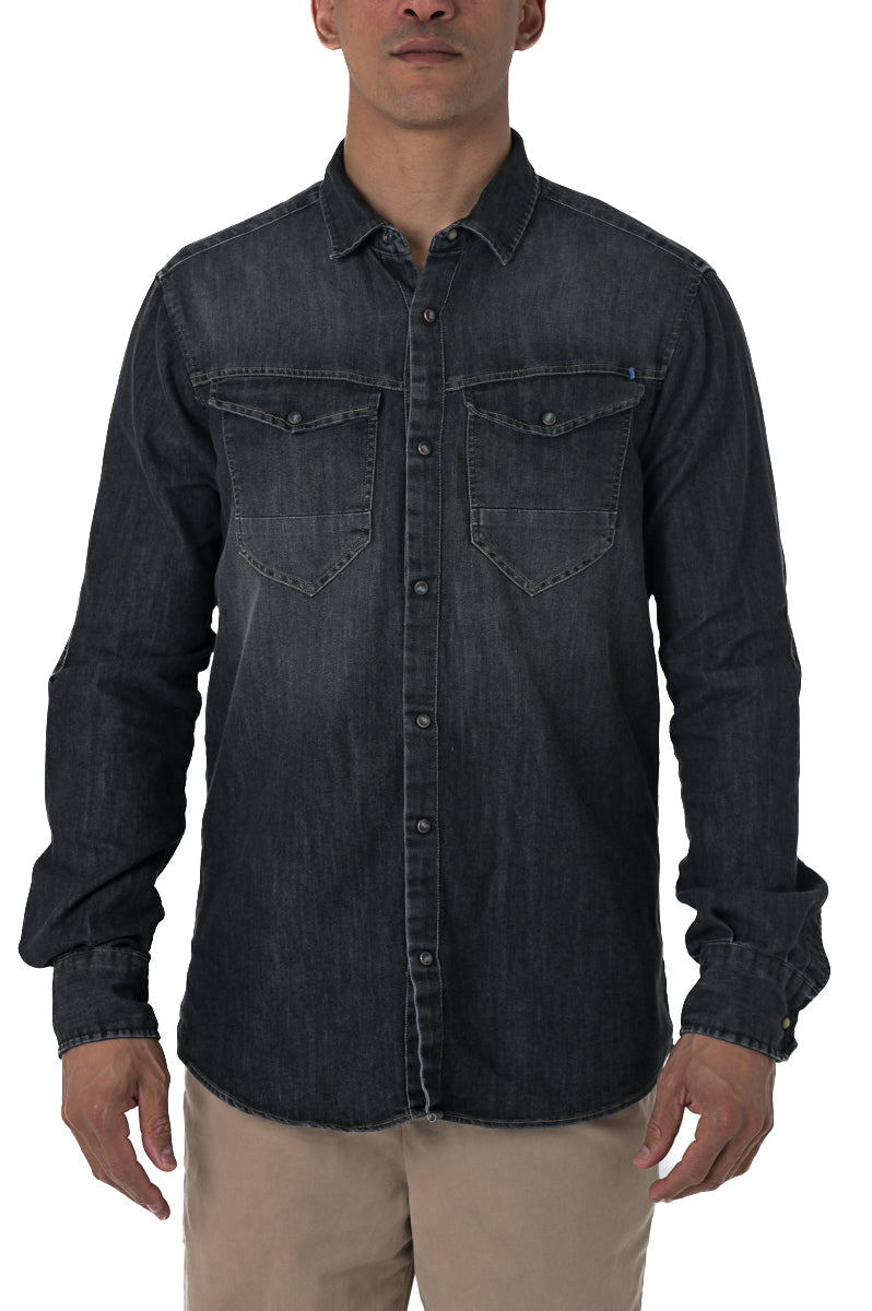 Park Blk Music FW 24/25 regular denim shirt