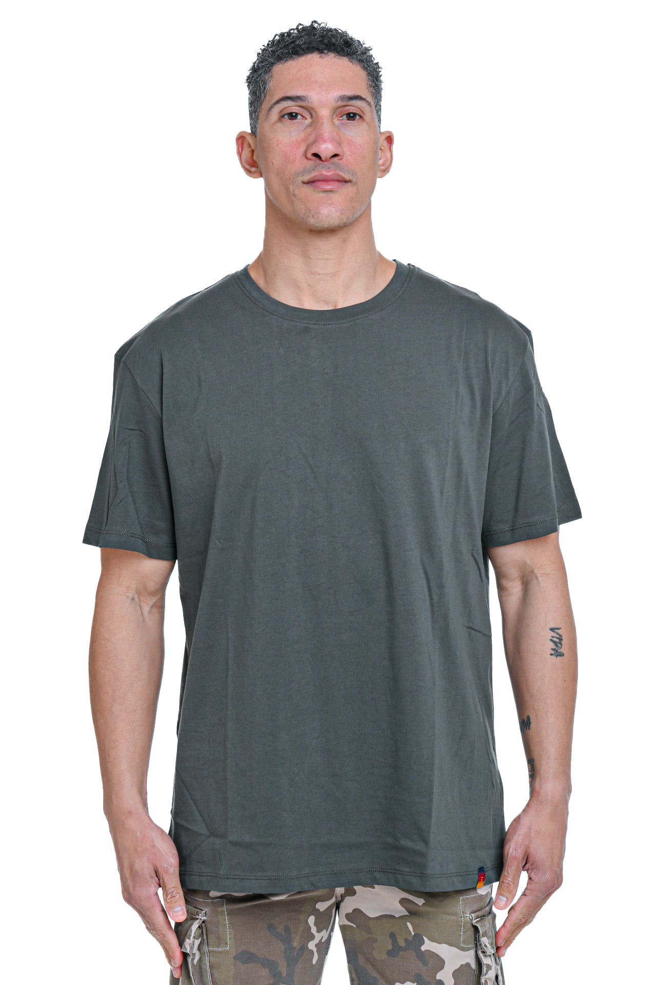 T-Shirt loose DPE 2403 Over Militare SS24