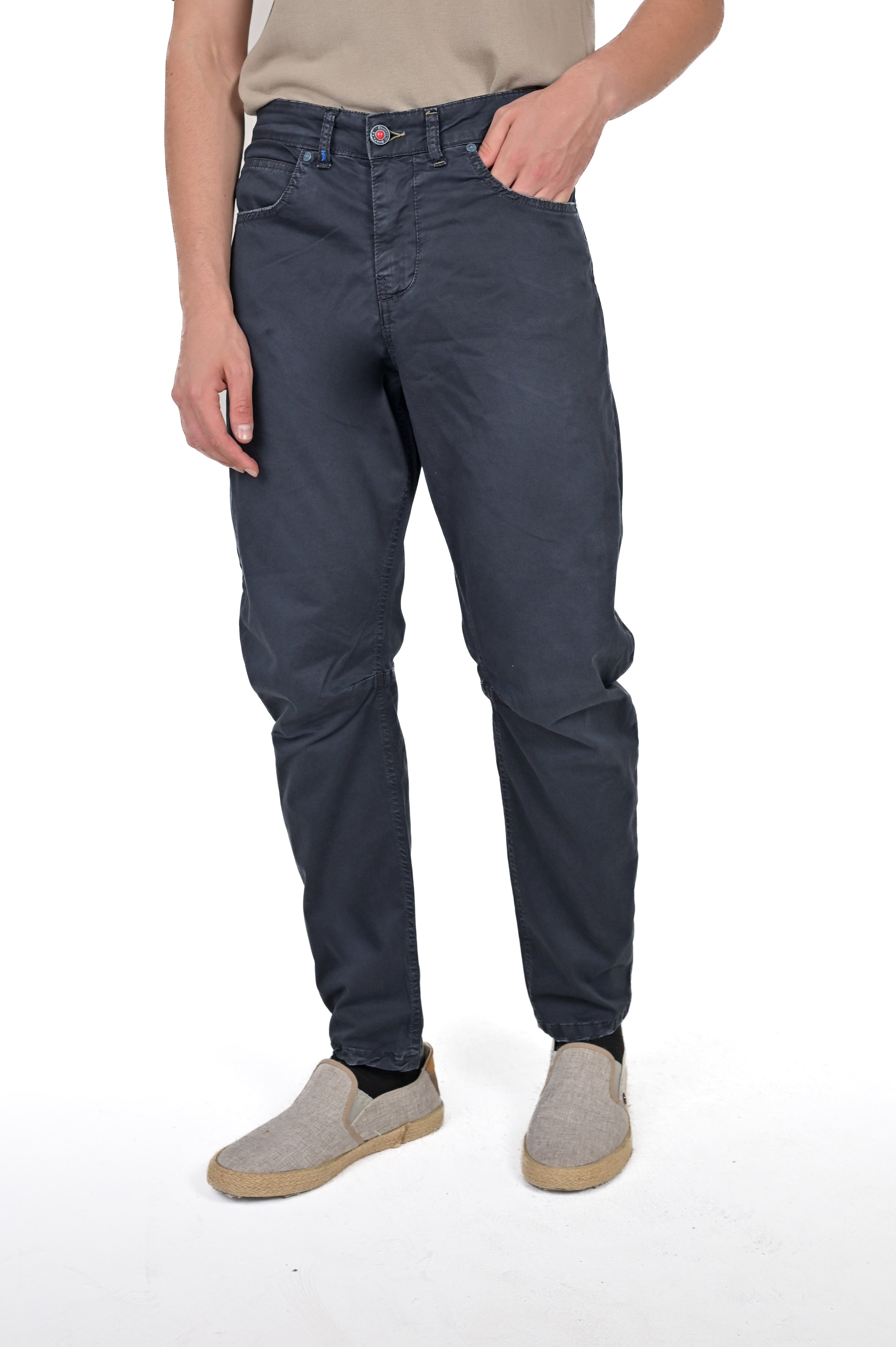 SS24 blue Lawer tapered trousers