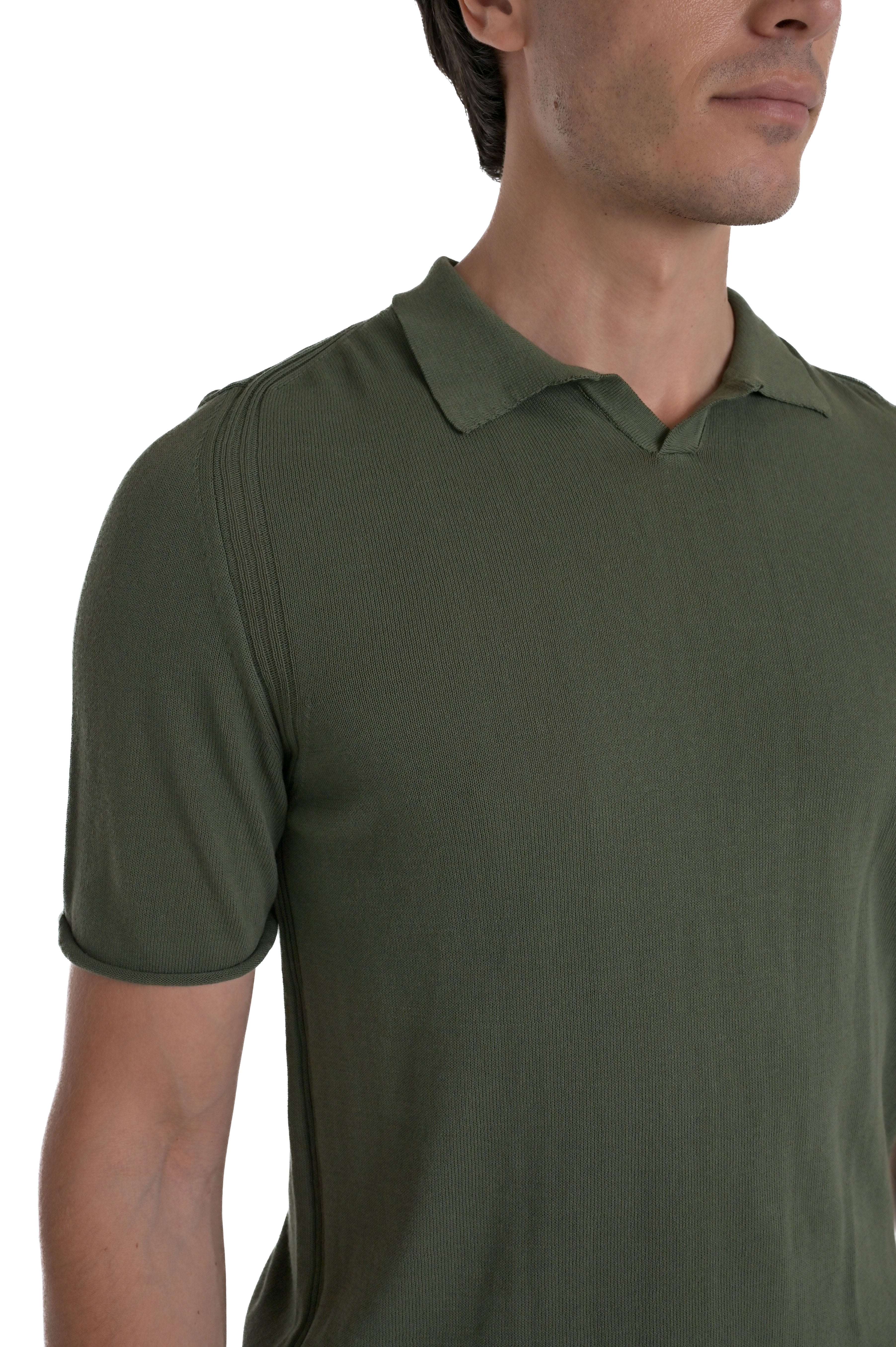 Polo regular DS 2584 verde SS25