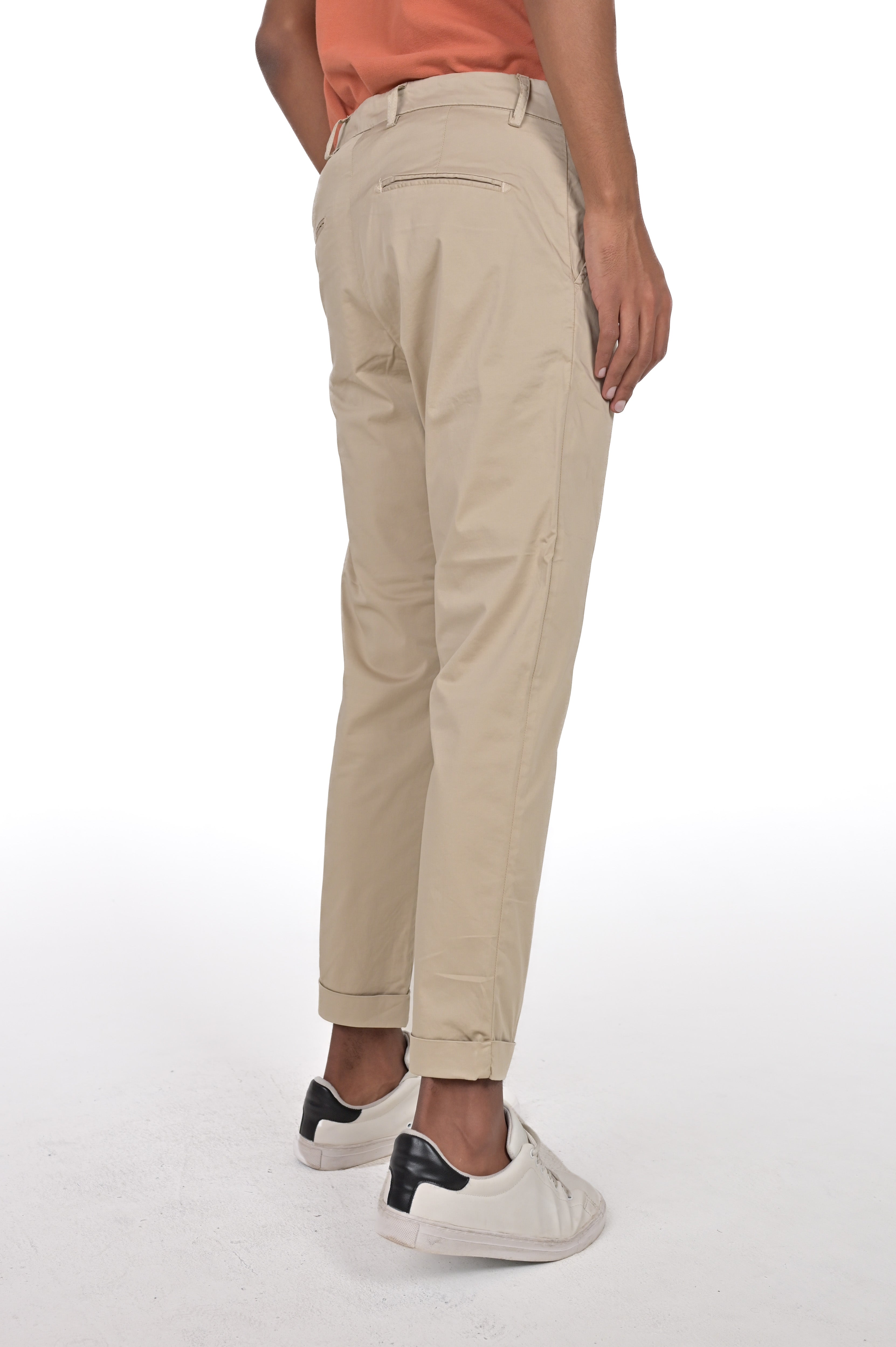 Classic slim Racket Maribor beige SS24 trousers