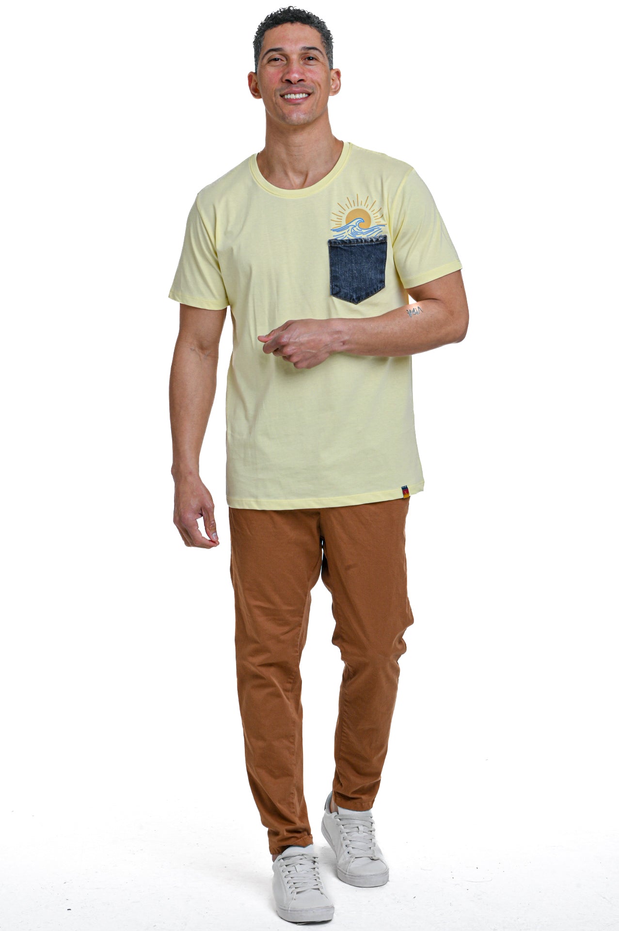 DPE 2330 Yellow Pocket T-Shirt SS23