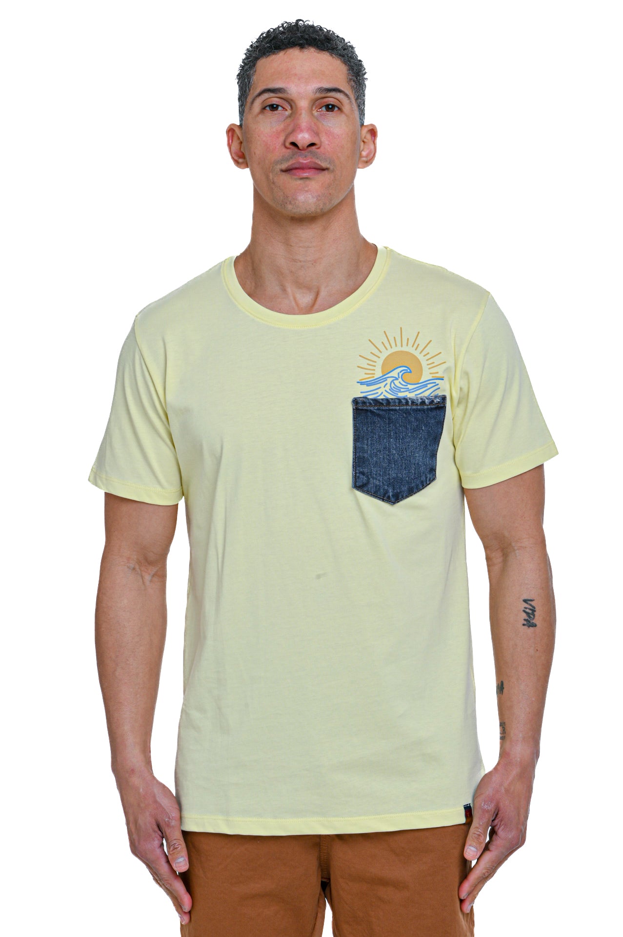 DPE 2330 Yellow Pocket T-Shirt SS23