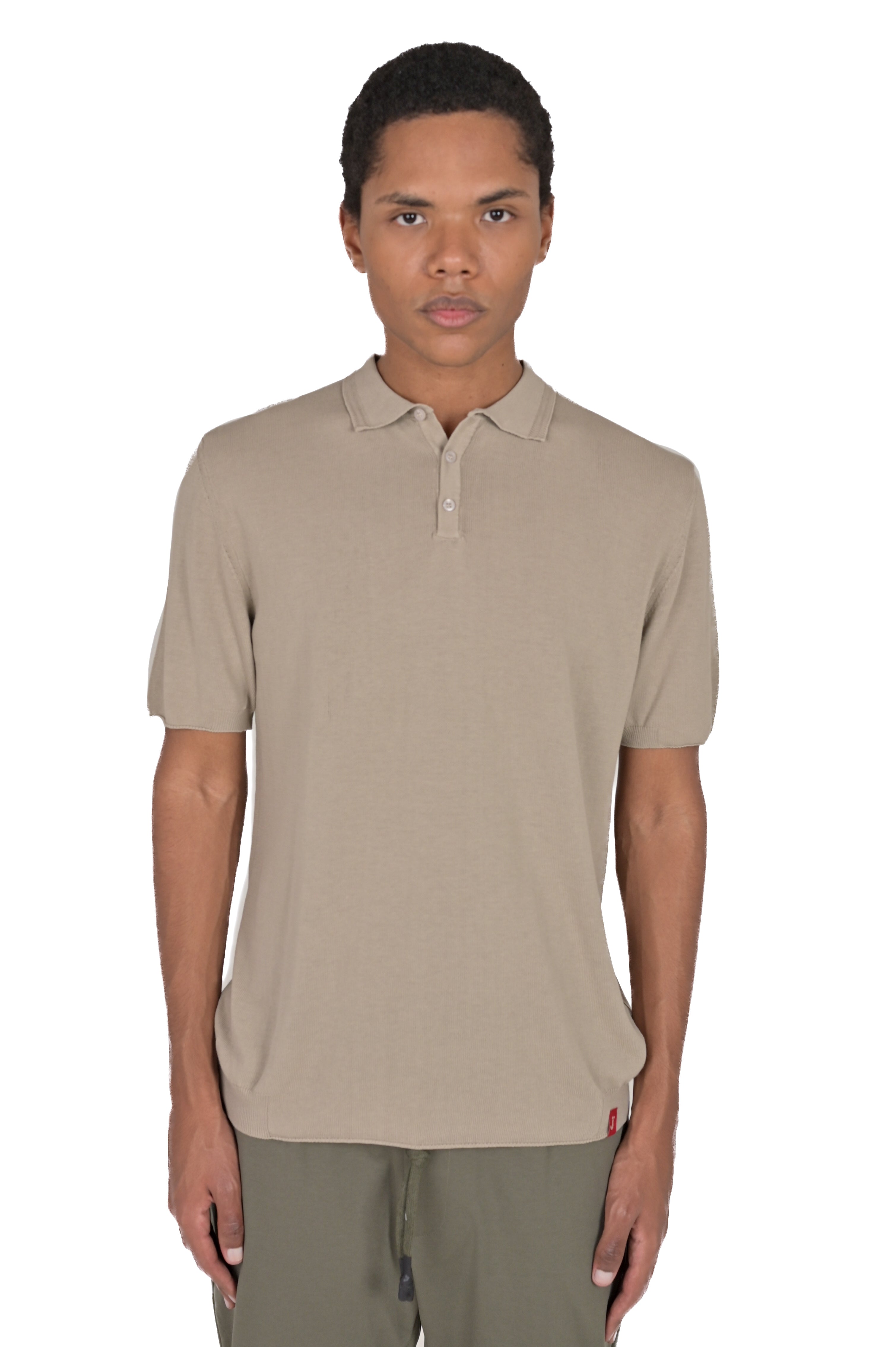 Regular polo shirt DS 2474 SS24 cord