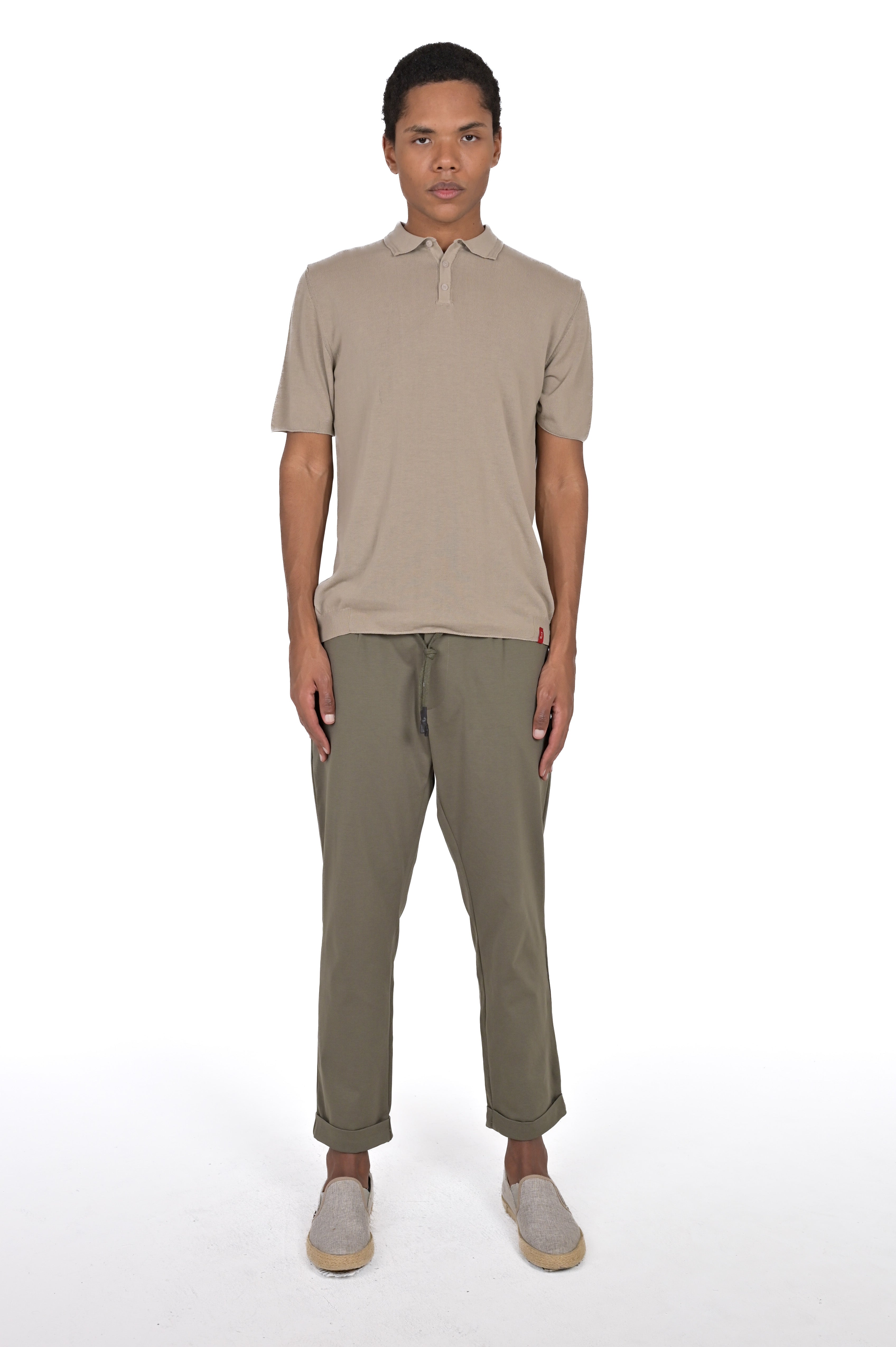 Ferrari Green Net Tapered Classic Pants SS24