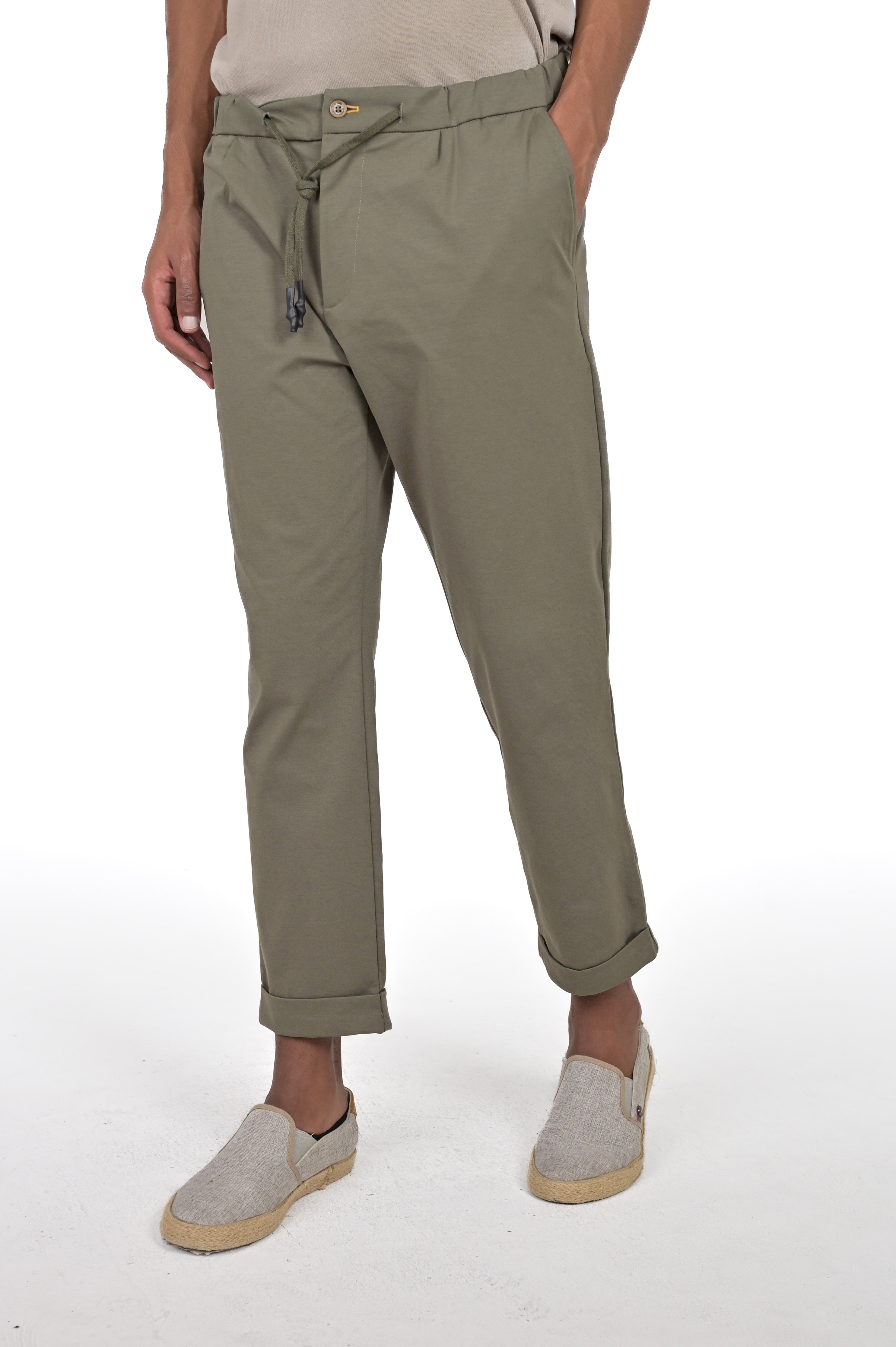 Ferrari Green Net Tapered Classic Pants SS24