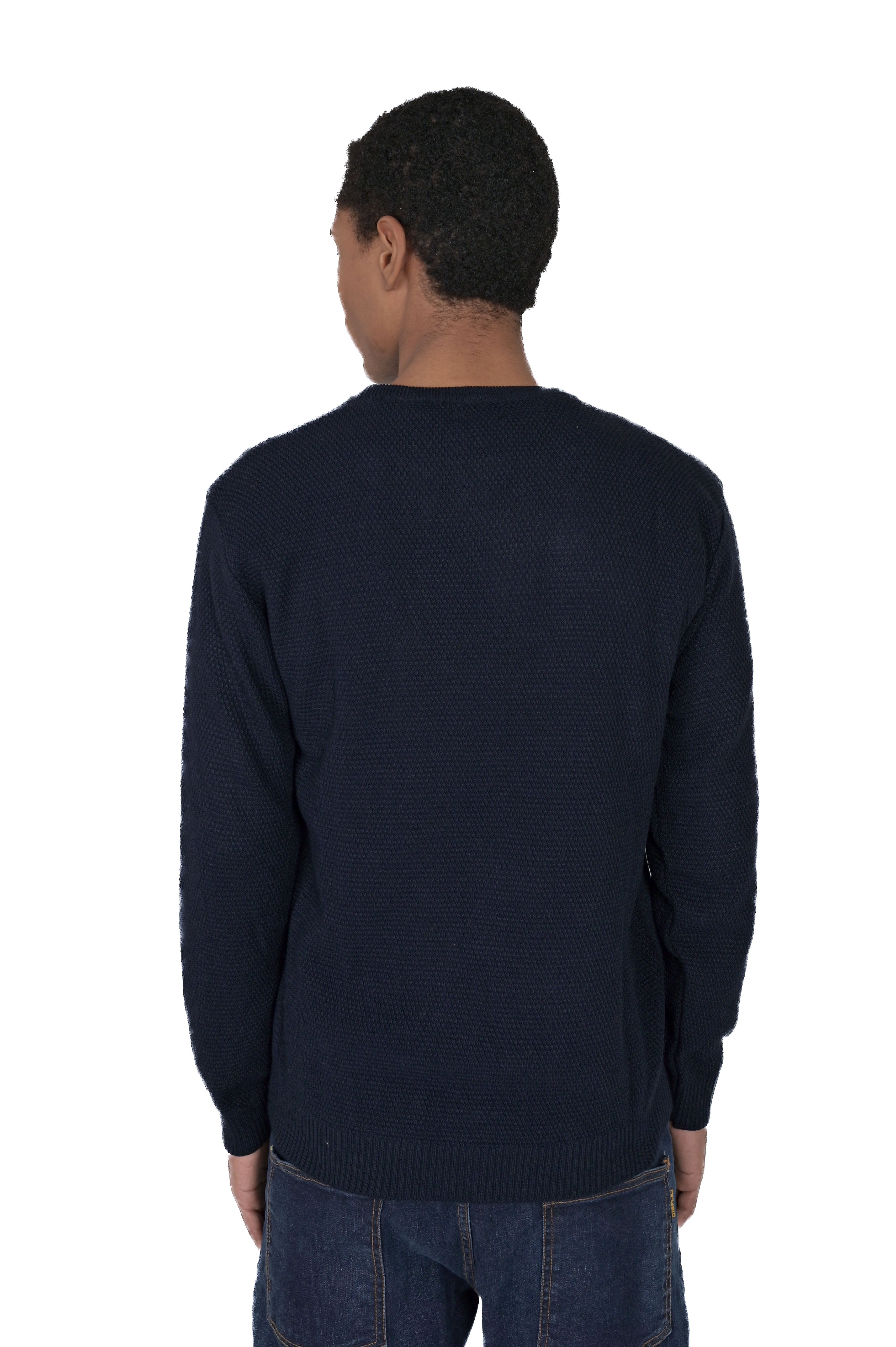 Maglione regular DM 24200 blu FW24/25