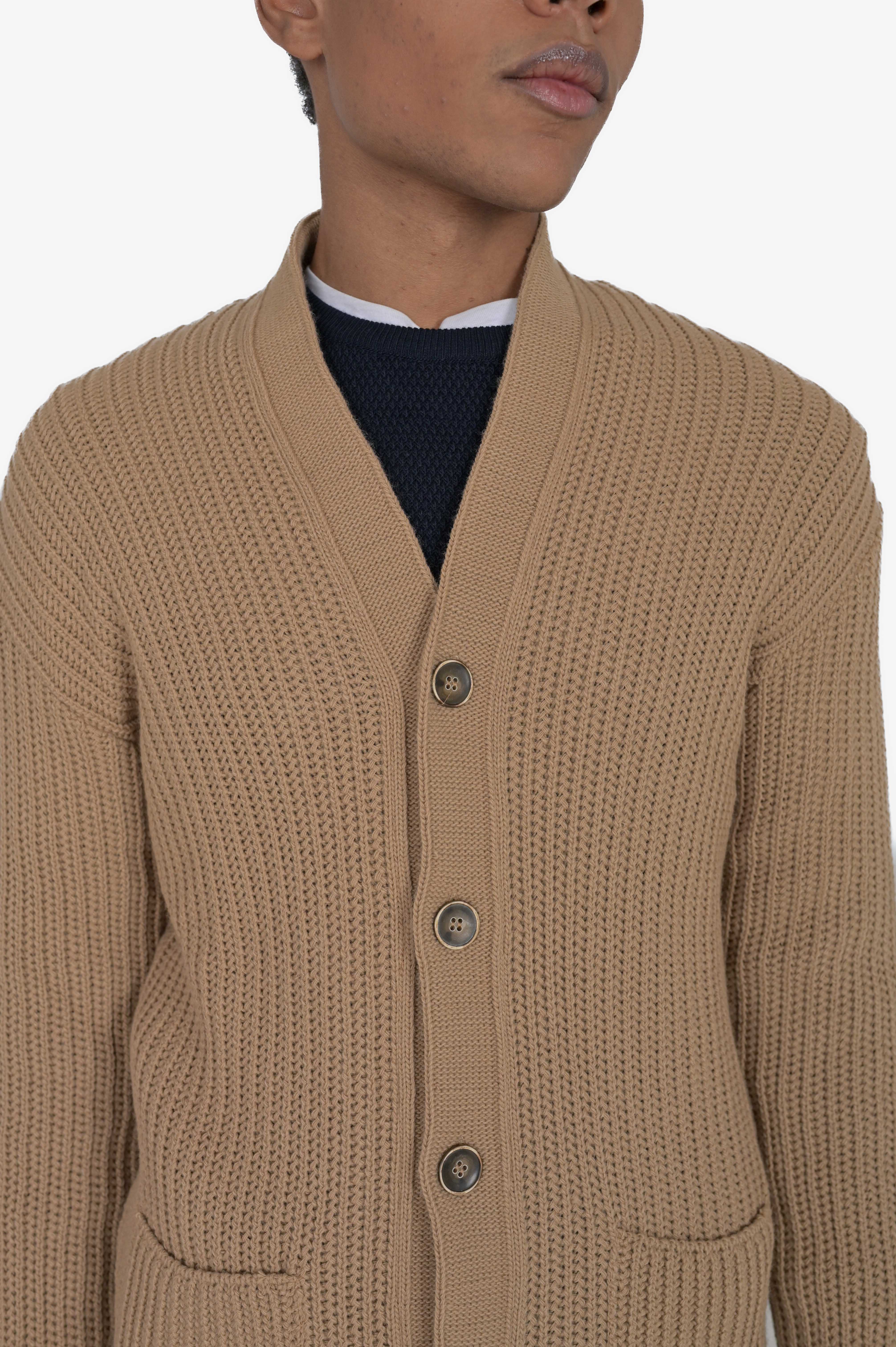 Cardigan regular DM 24212 camel FW24/25