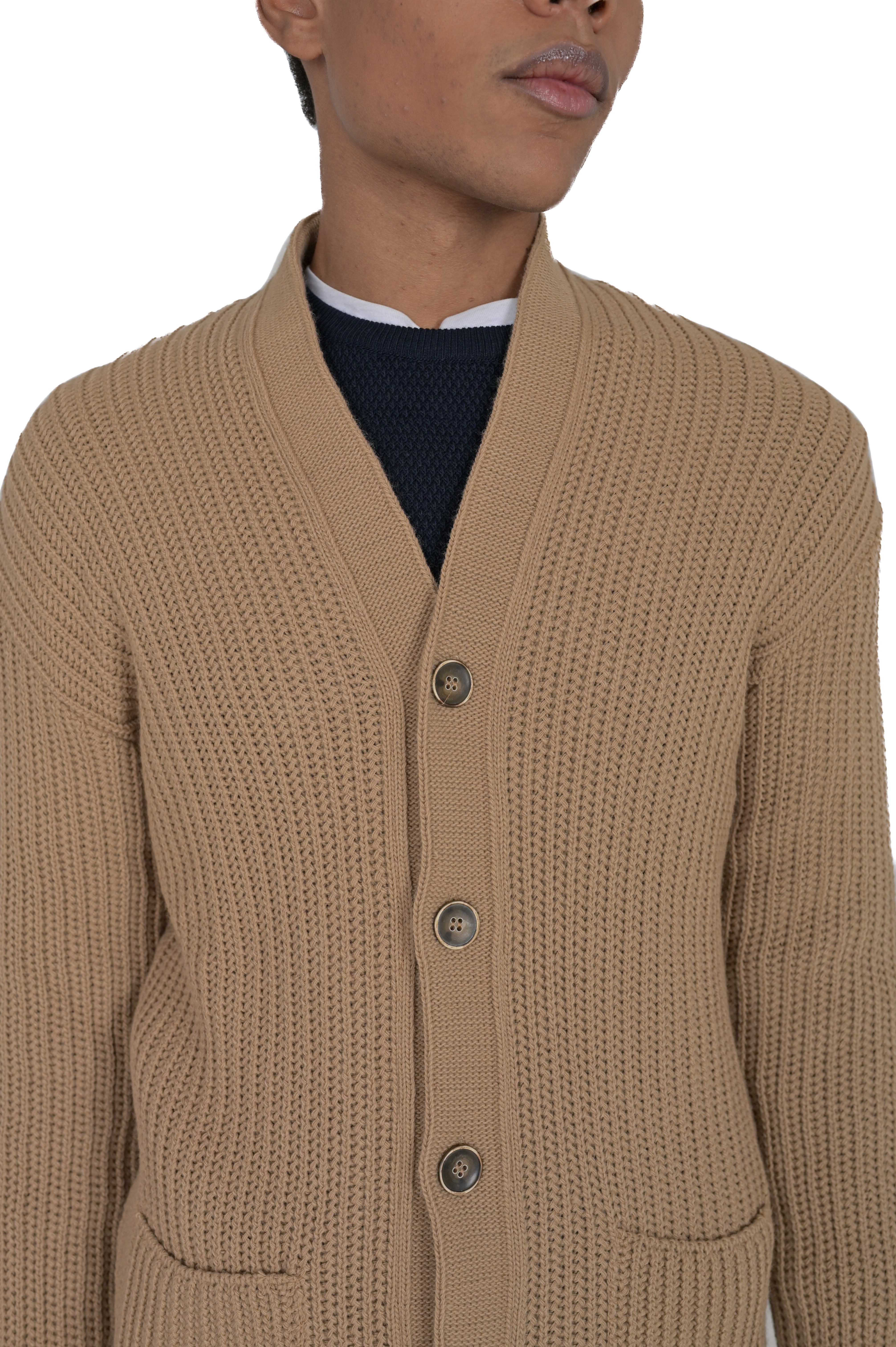 Cardigan regular DM 24212 camel FW24/25