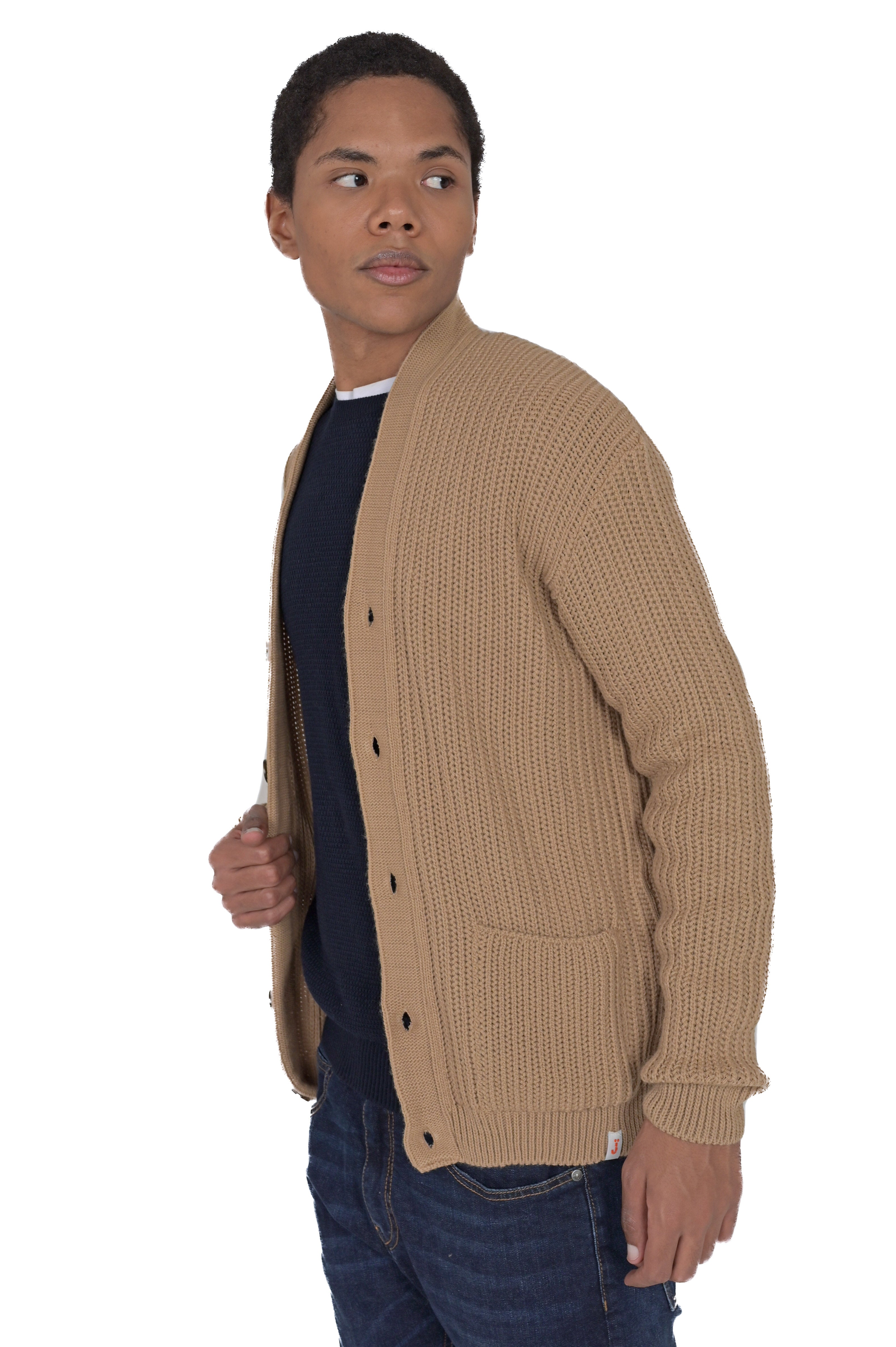 Cardigan regular DM 24212 cammello FW24/25