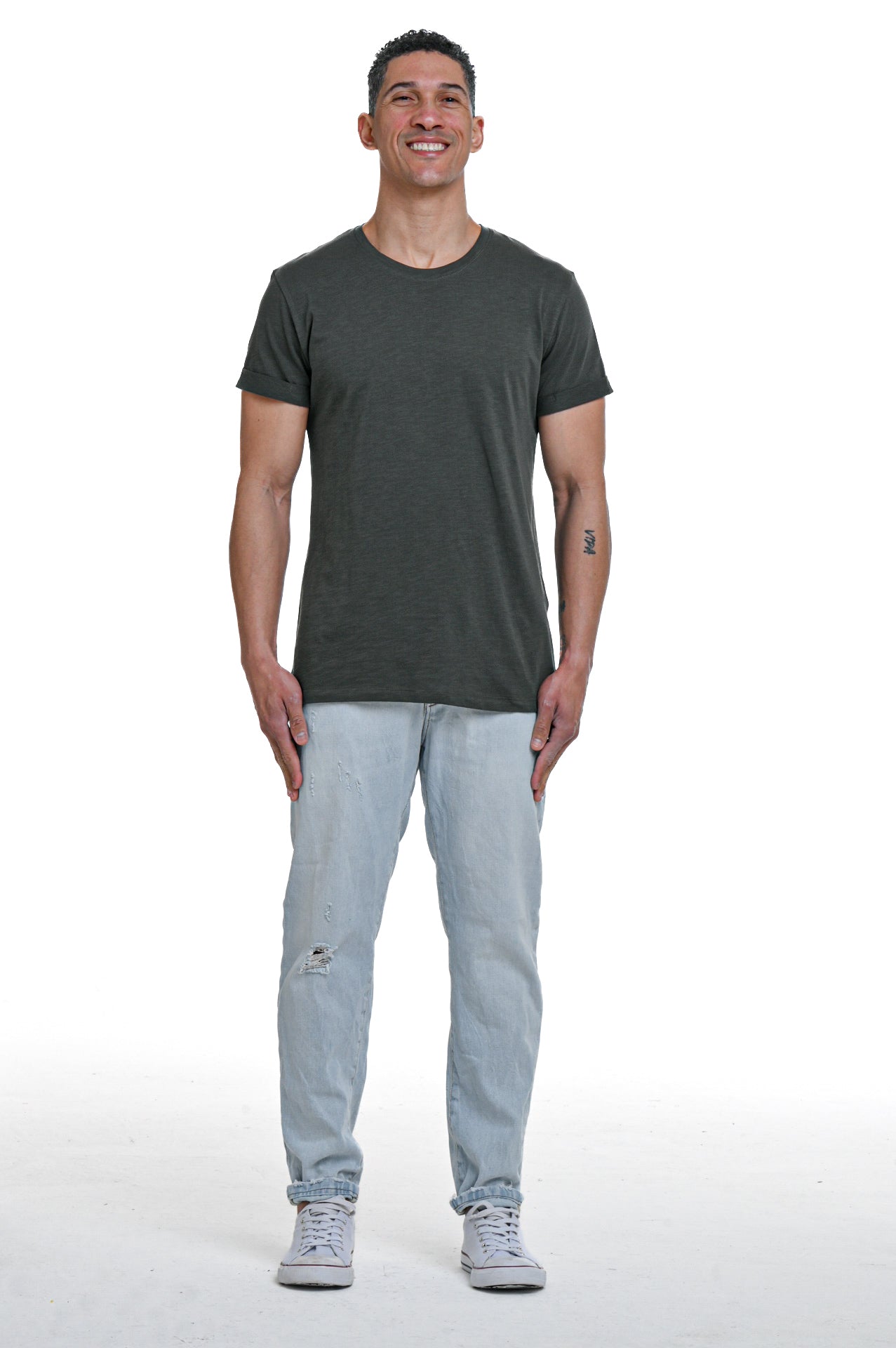 T-shirt regular DPE 2402 Fiammata Militare SS24