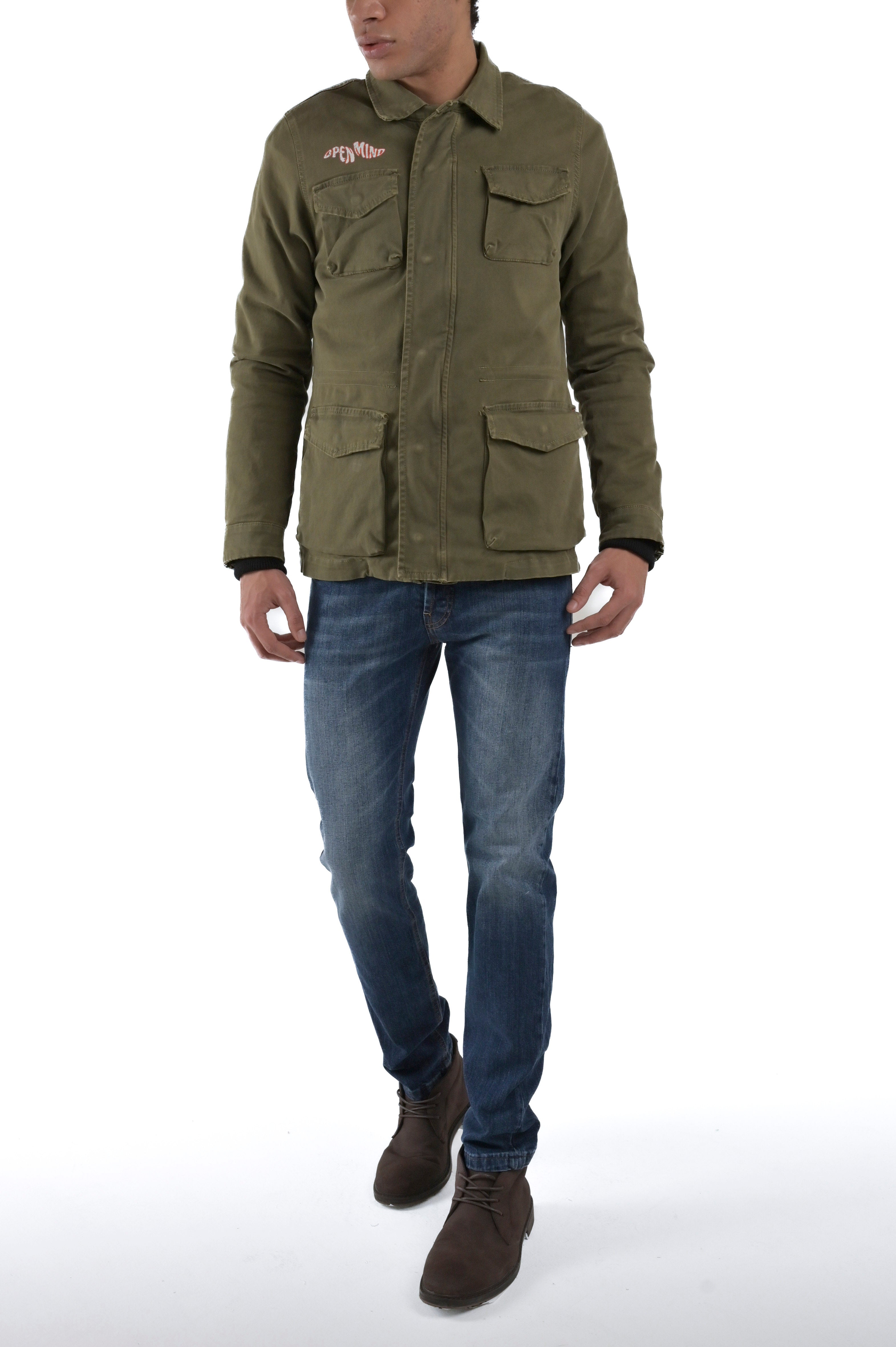 Giacca regular Maxim ST verde FW24/25