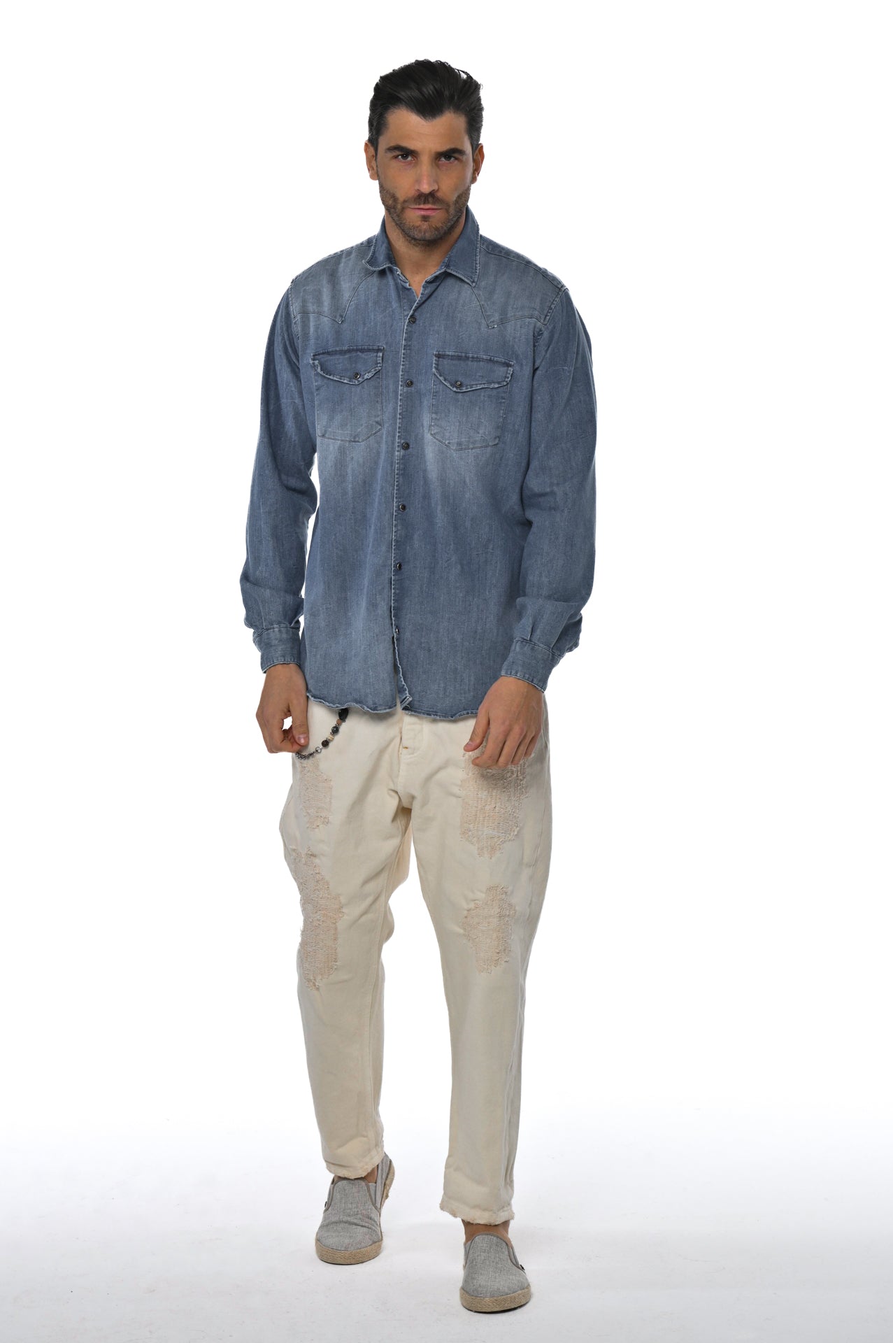 Park C001 SS22 regular denim shirt