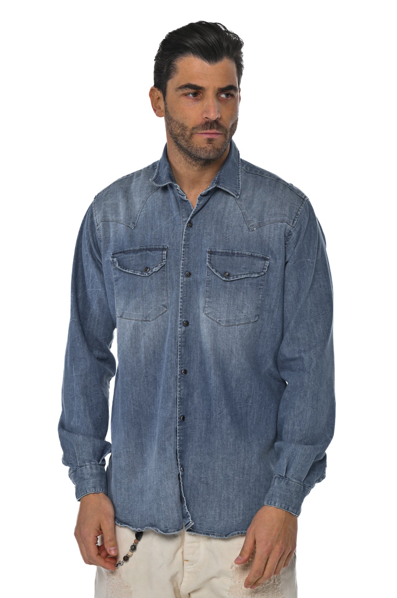 Park C001 SS22 regular denim shirt