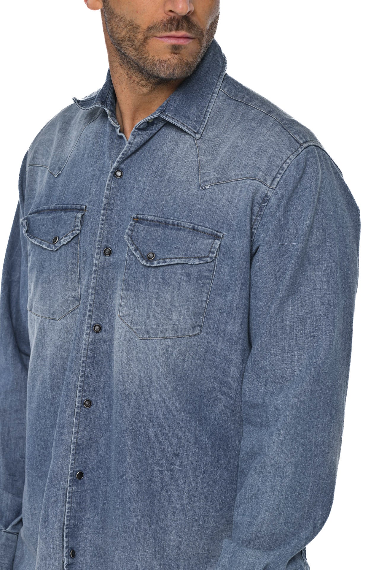 Park C001 SS22 regular denim shirt