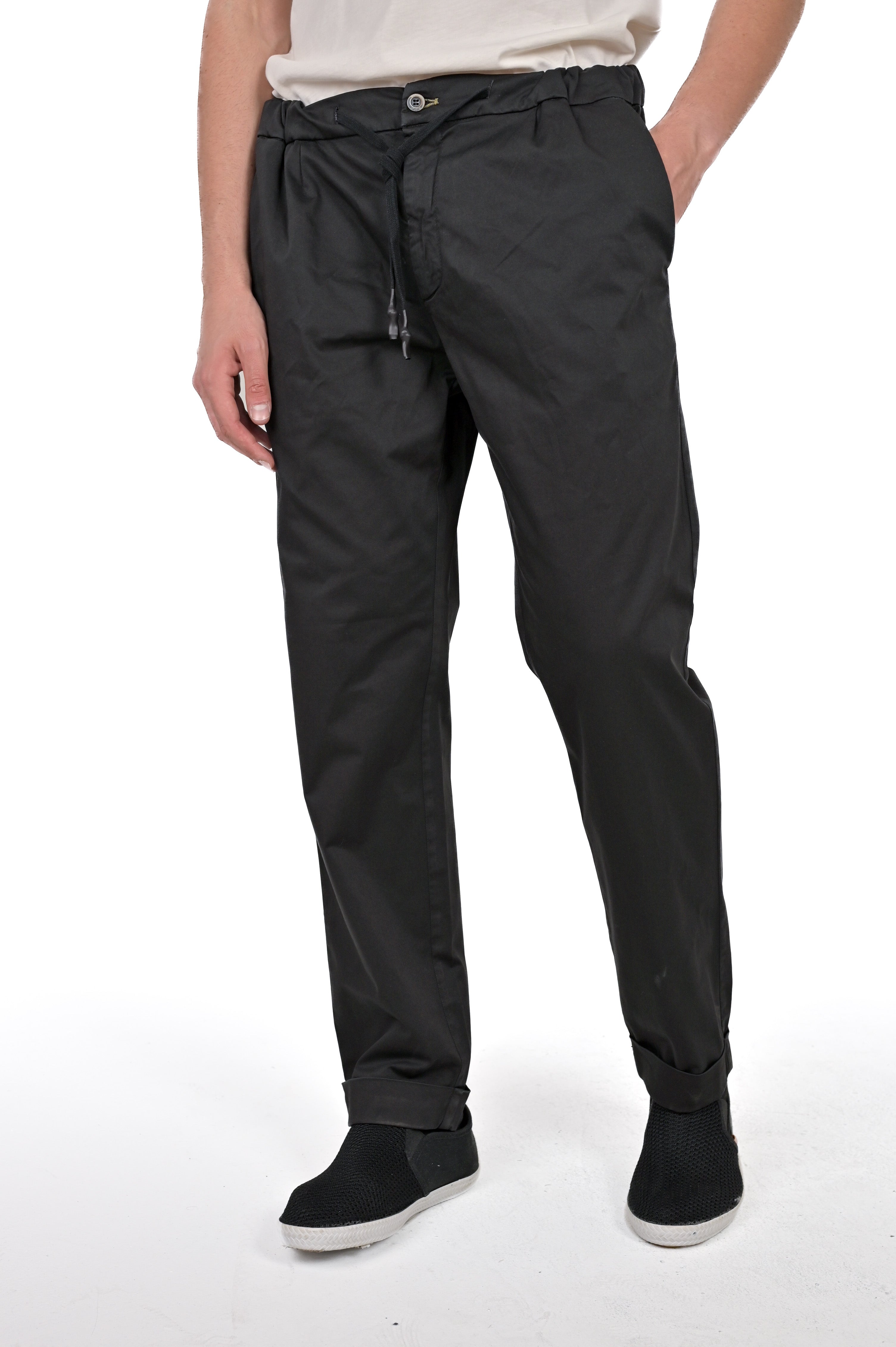 Classic Tapered Pants Net Maribor Black SS24