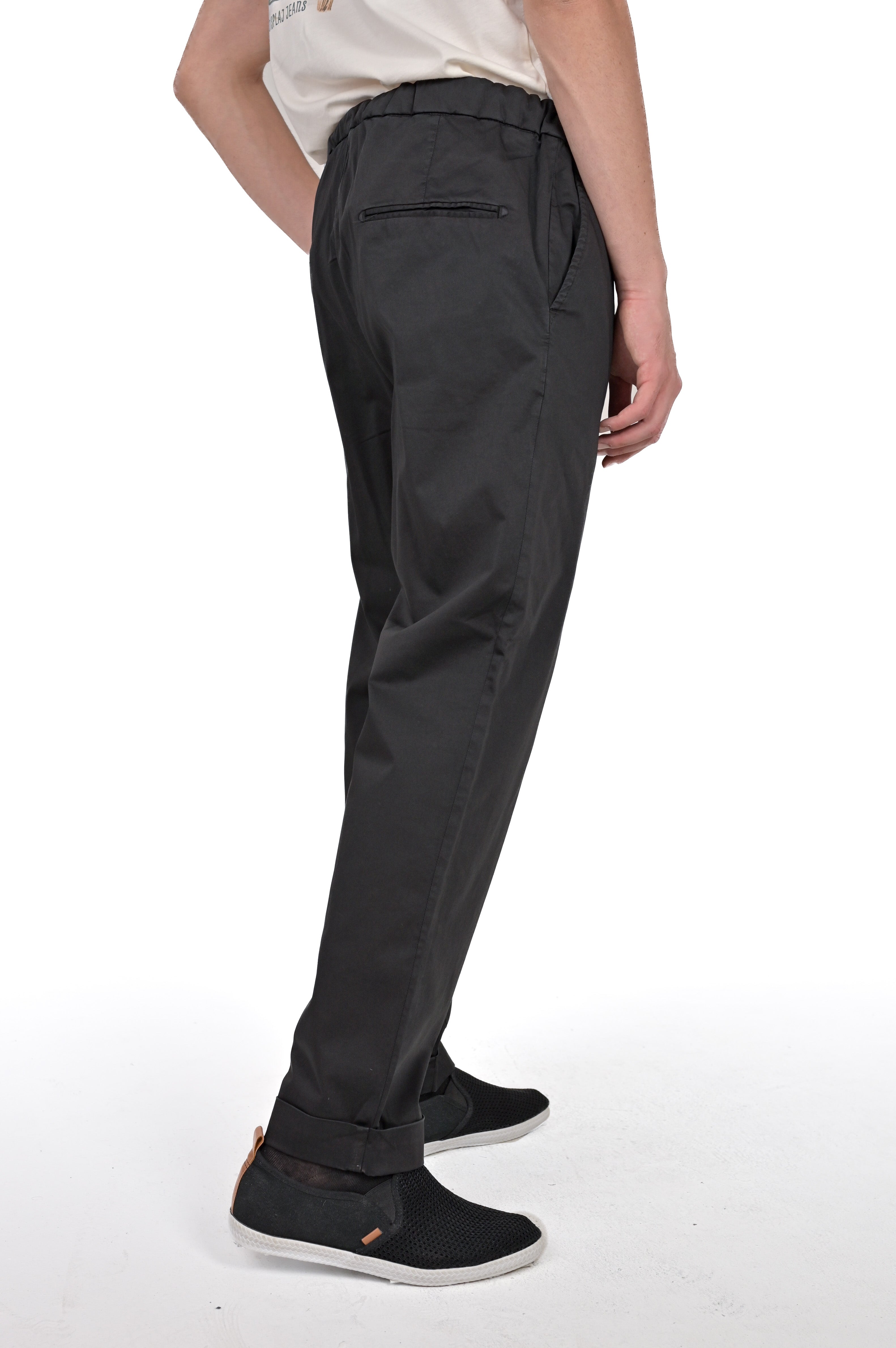 Classic Tapered Pants Net Maribor Black SS24