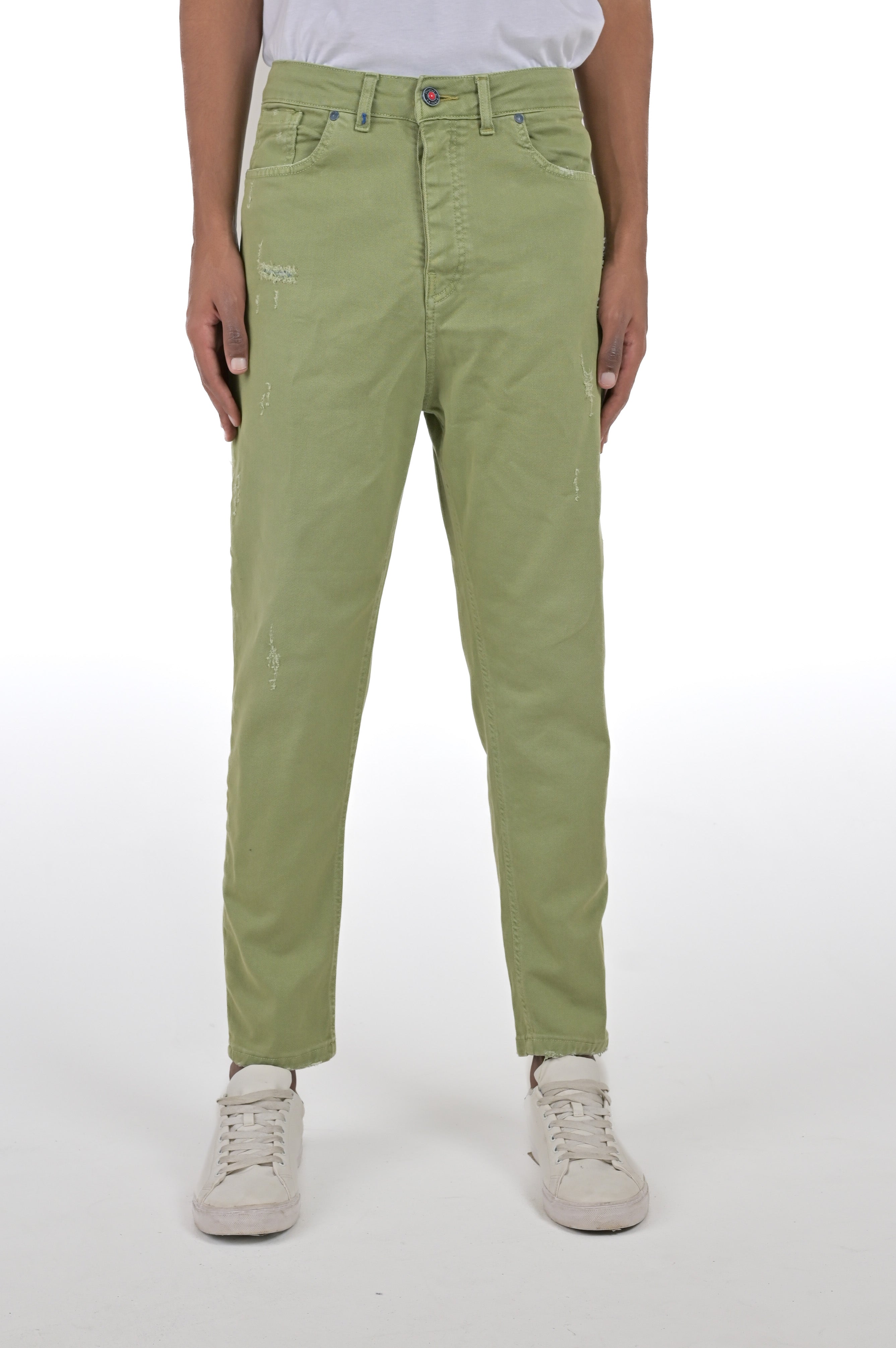 Loose Wide M1 Pear Green Pants SS24