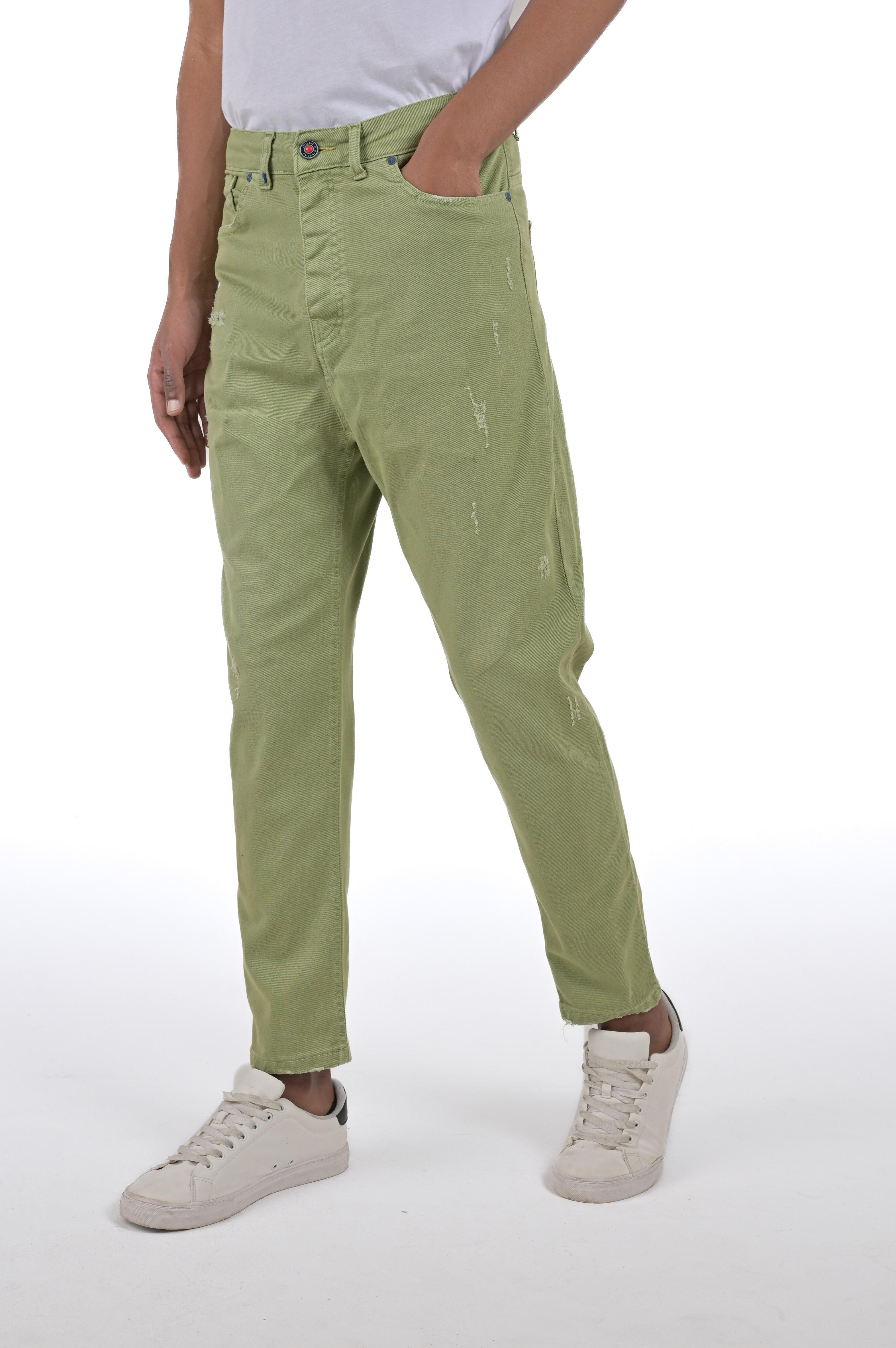 Loose Wide M1 Pear Green Pants SS24