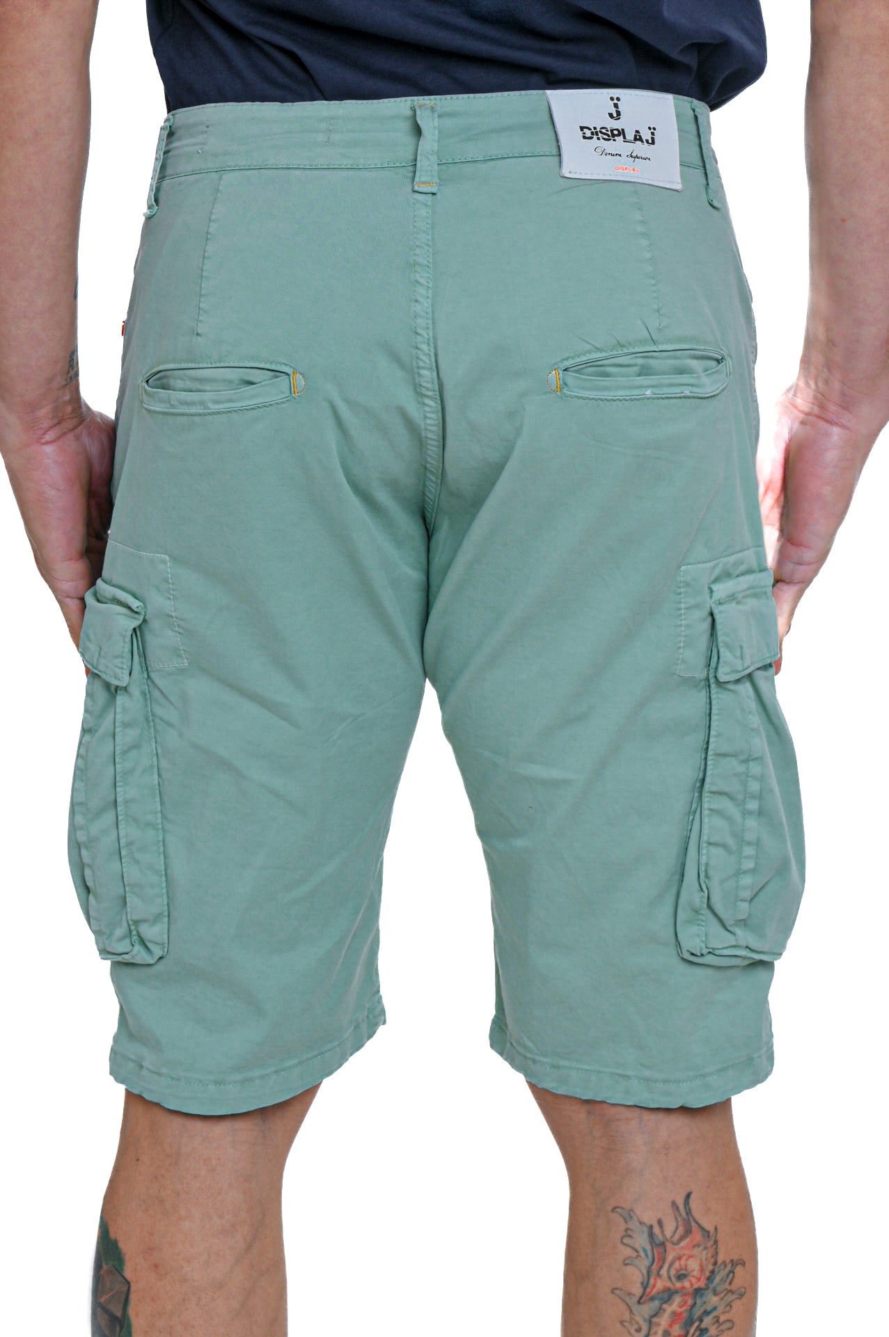 Extreme Regular Cotton Bermuda Green Water SS24