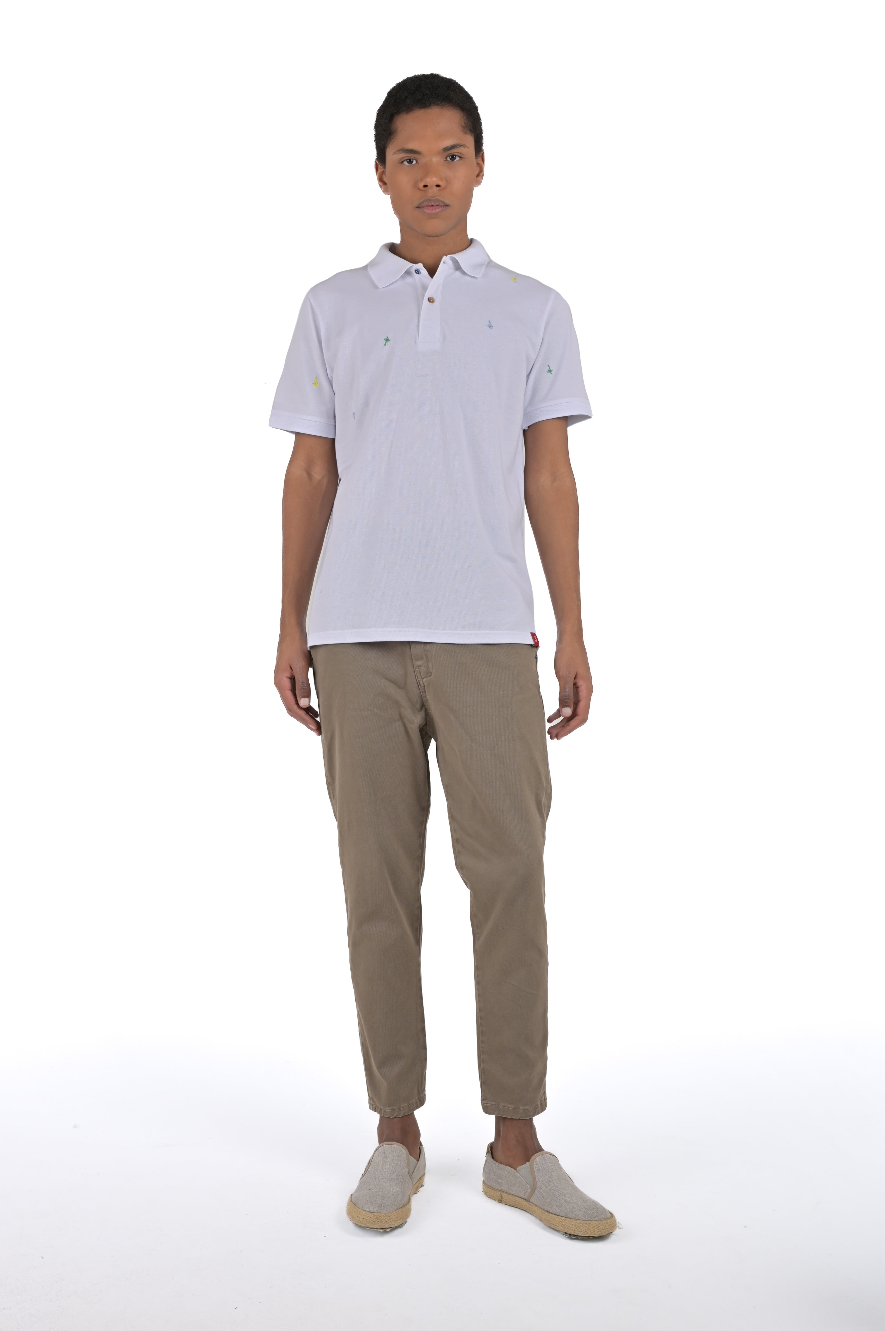 Polo regular Kaloa bianco SS24