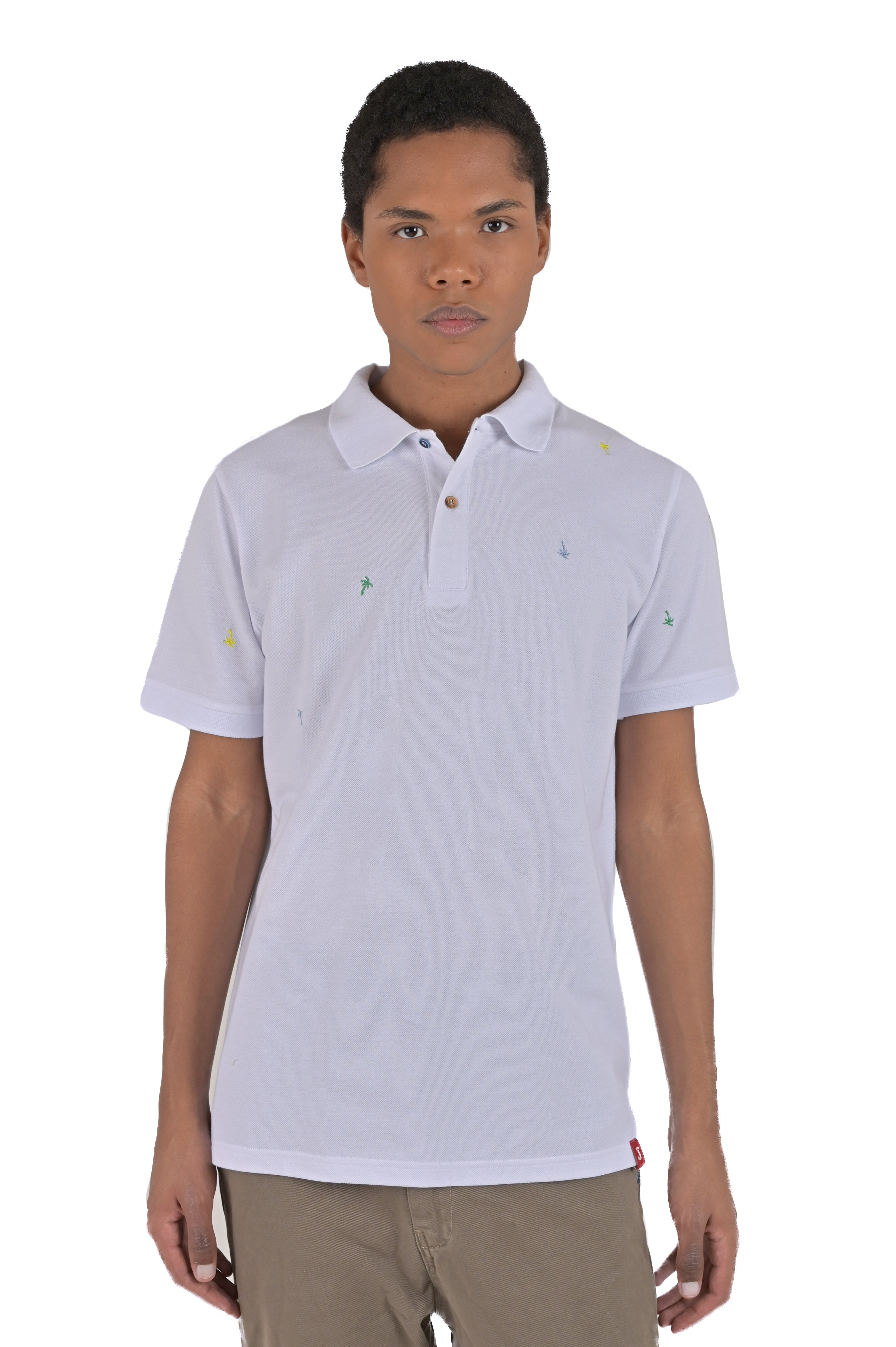 Polo regular Kaloa bianco SS24