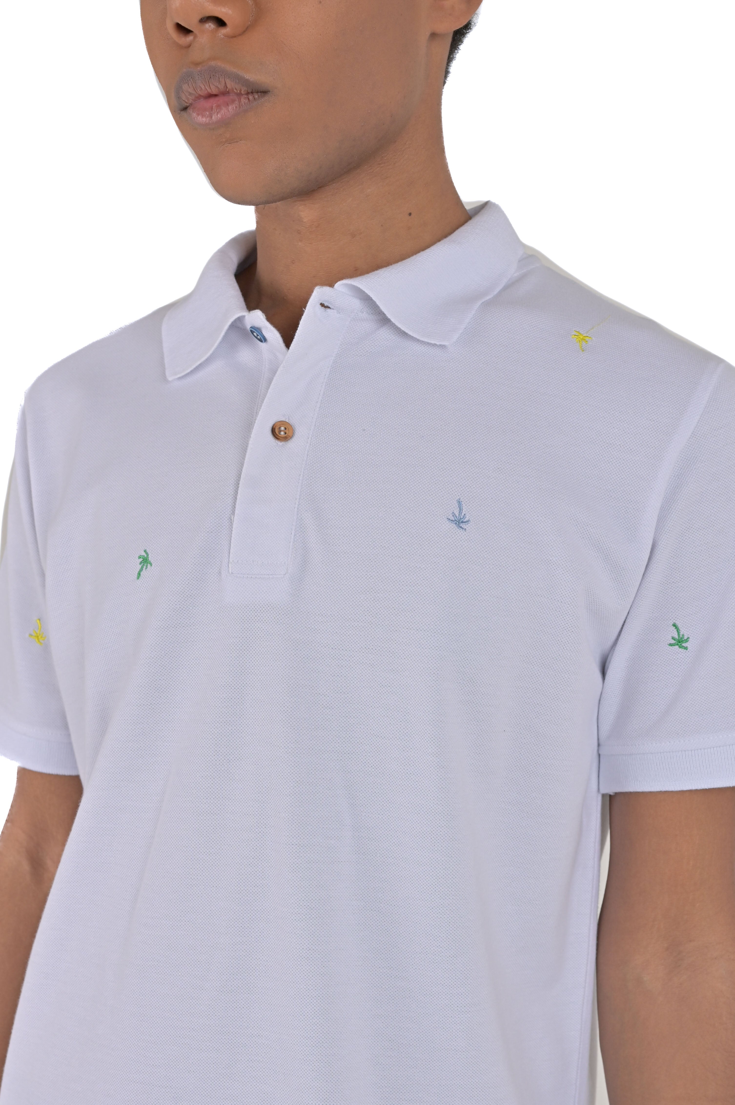 Polo regular Kaloa bianco SS24