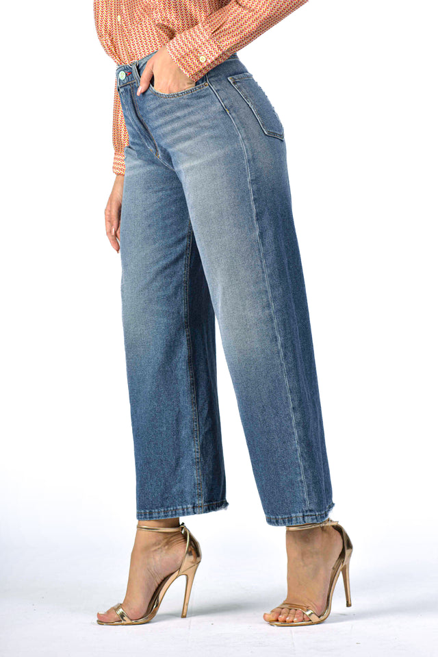 Jeans donna wide leg Monia PR33 SS24