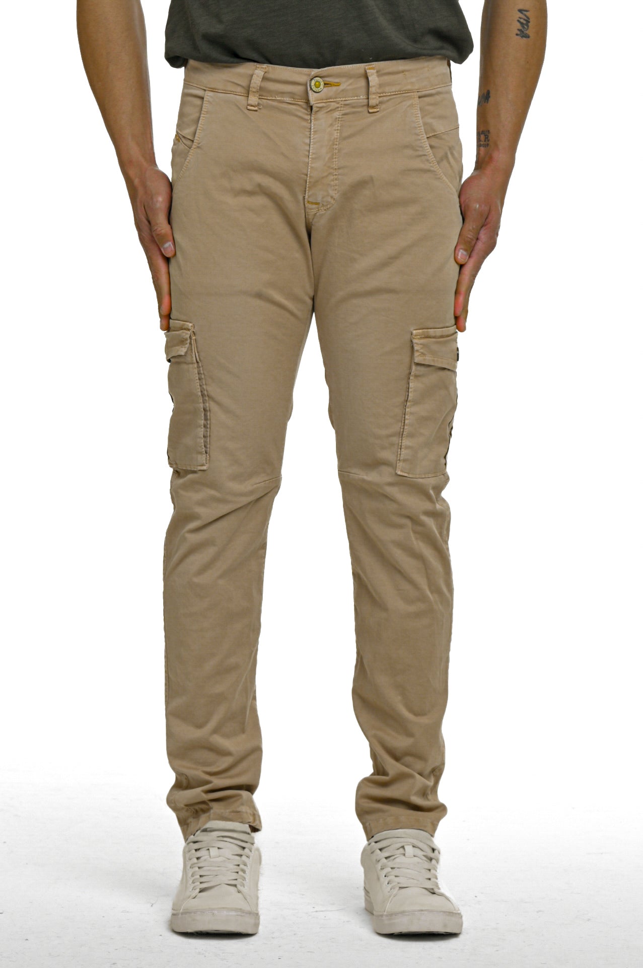 Cezanne Slim Cotton Trousers SS23