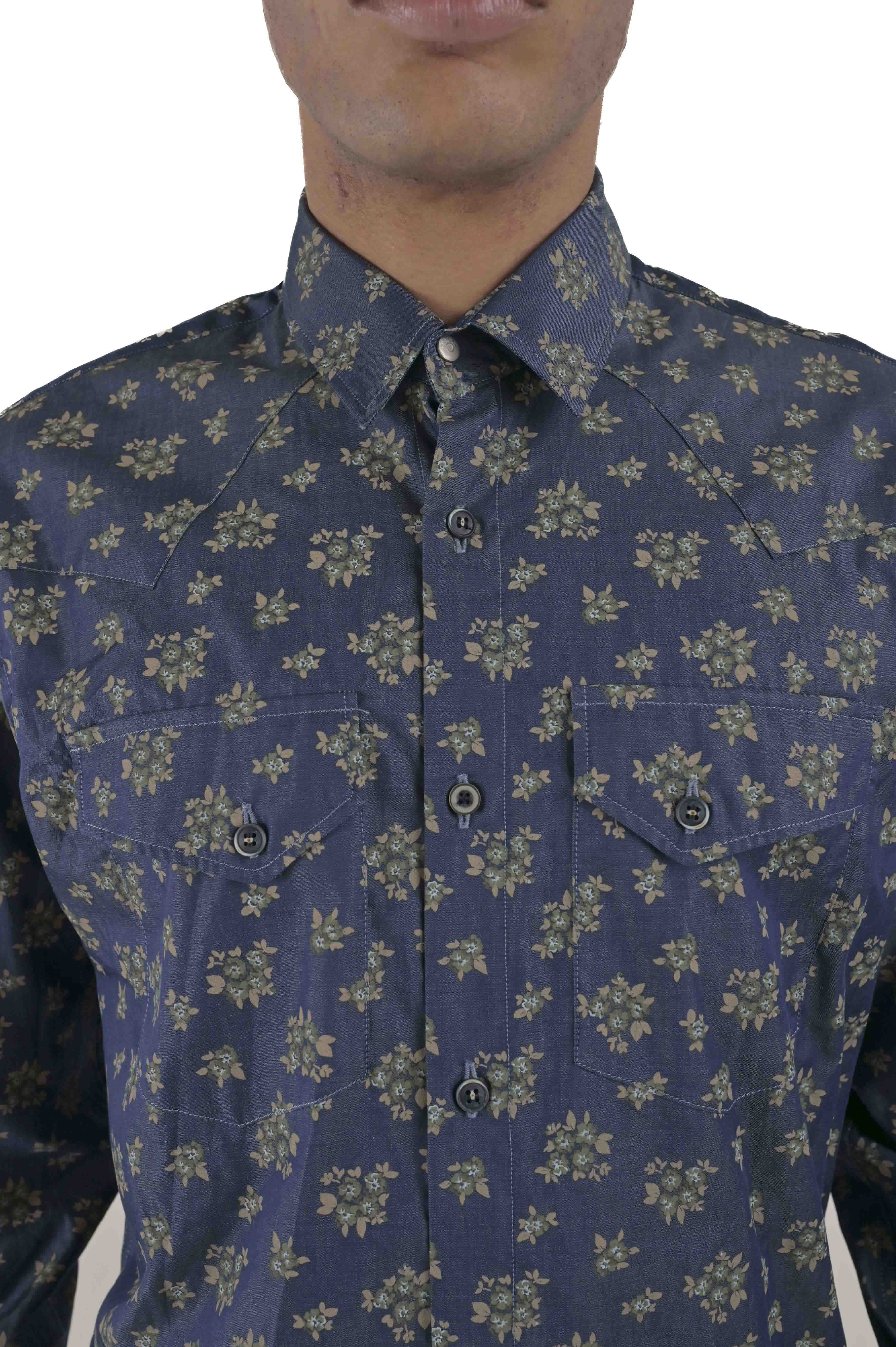 Cow Chamray ST4 FW24/25 regular shirt