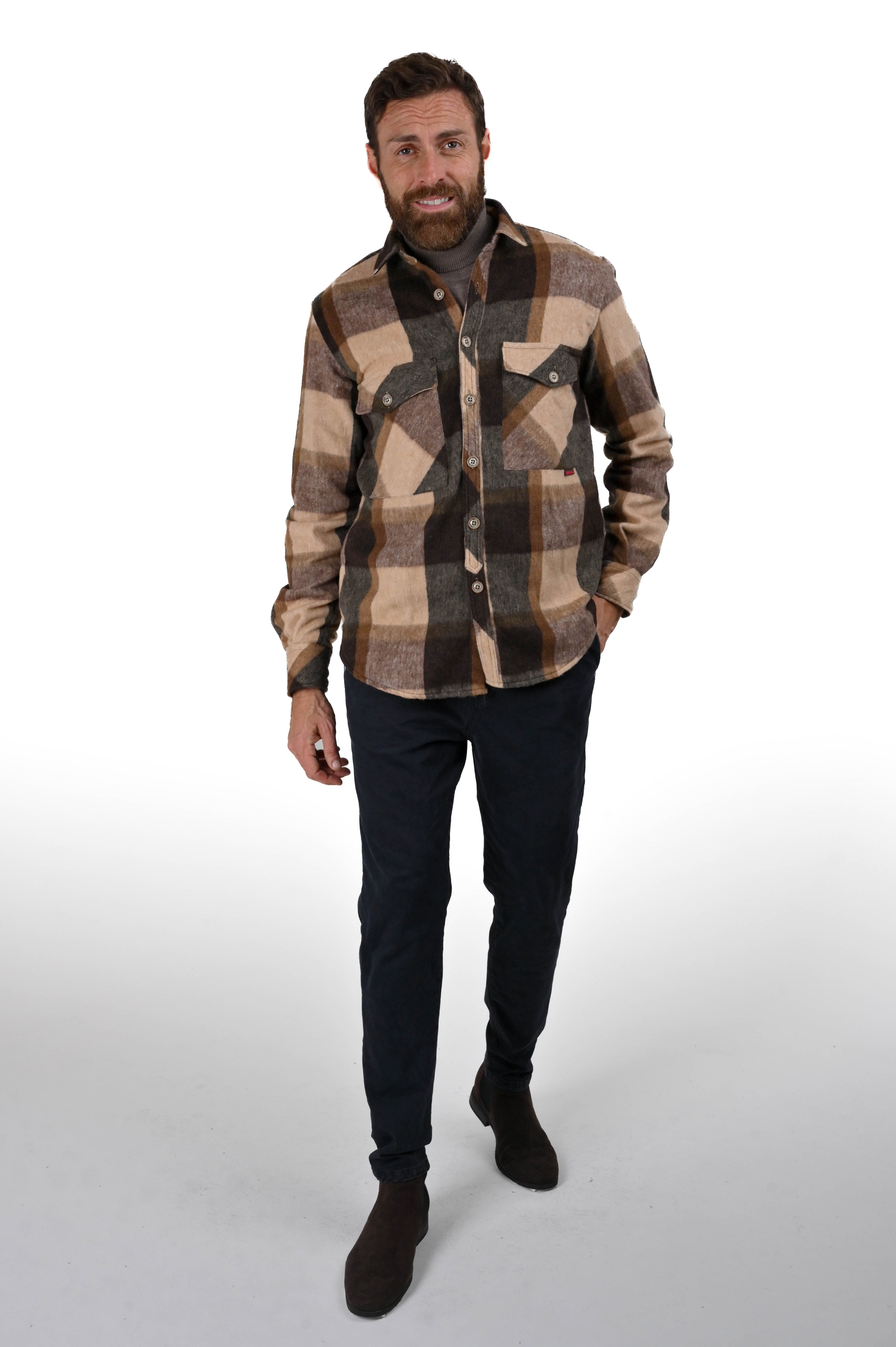 Regular Velvet Shirt Under Flannel FW 23/24