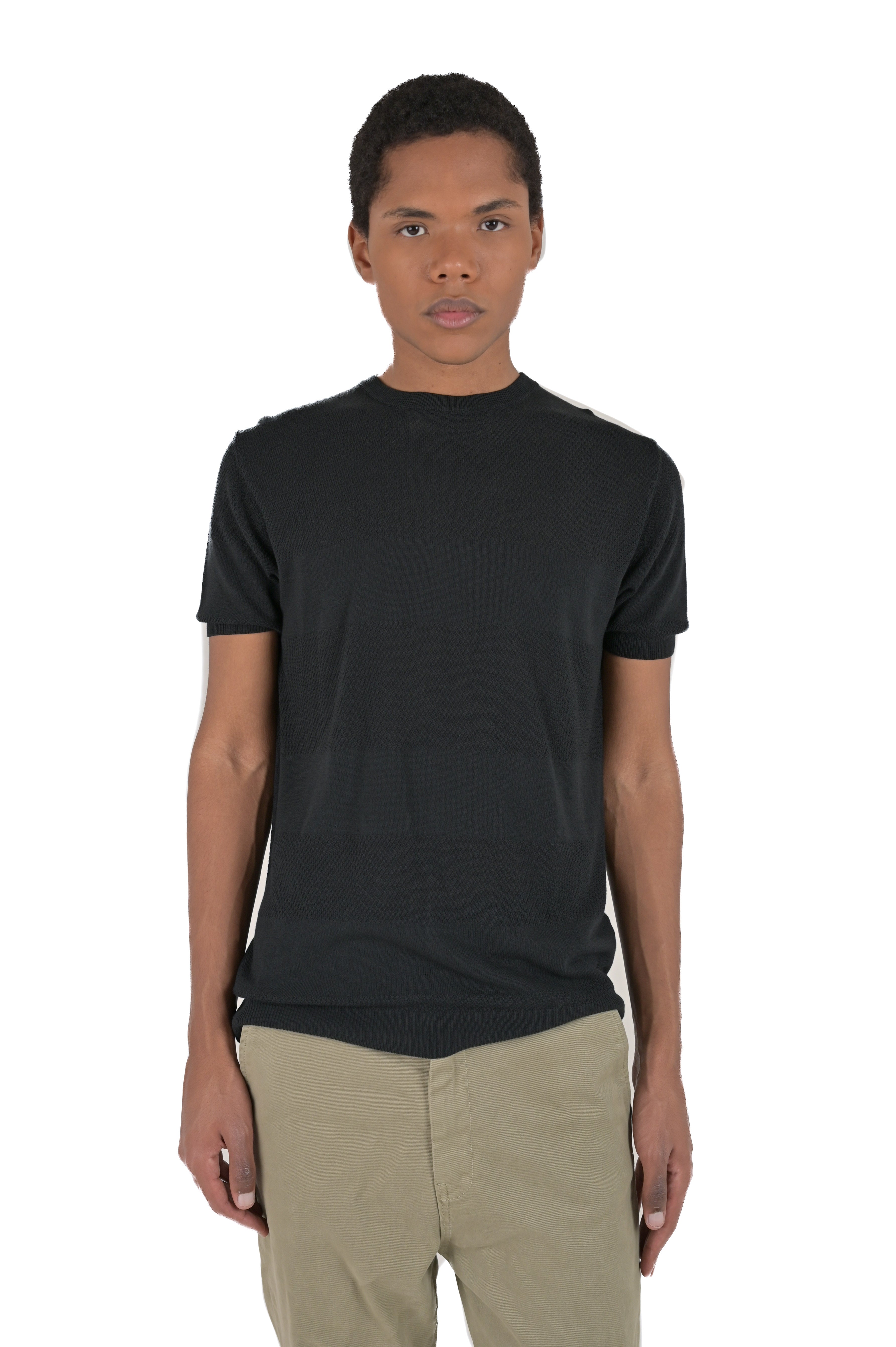 Regular T-Shirt DS 2476 black SS24