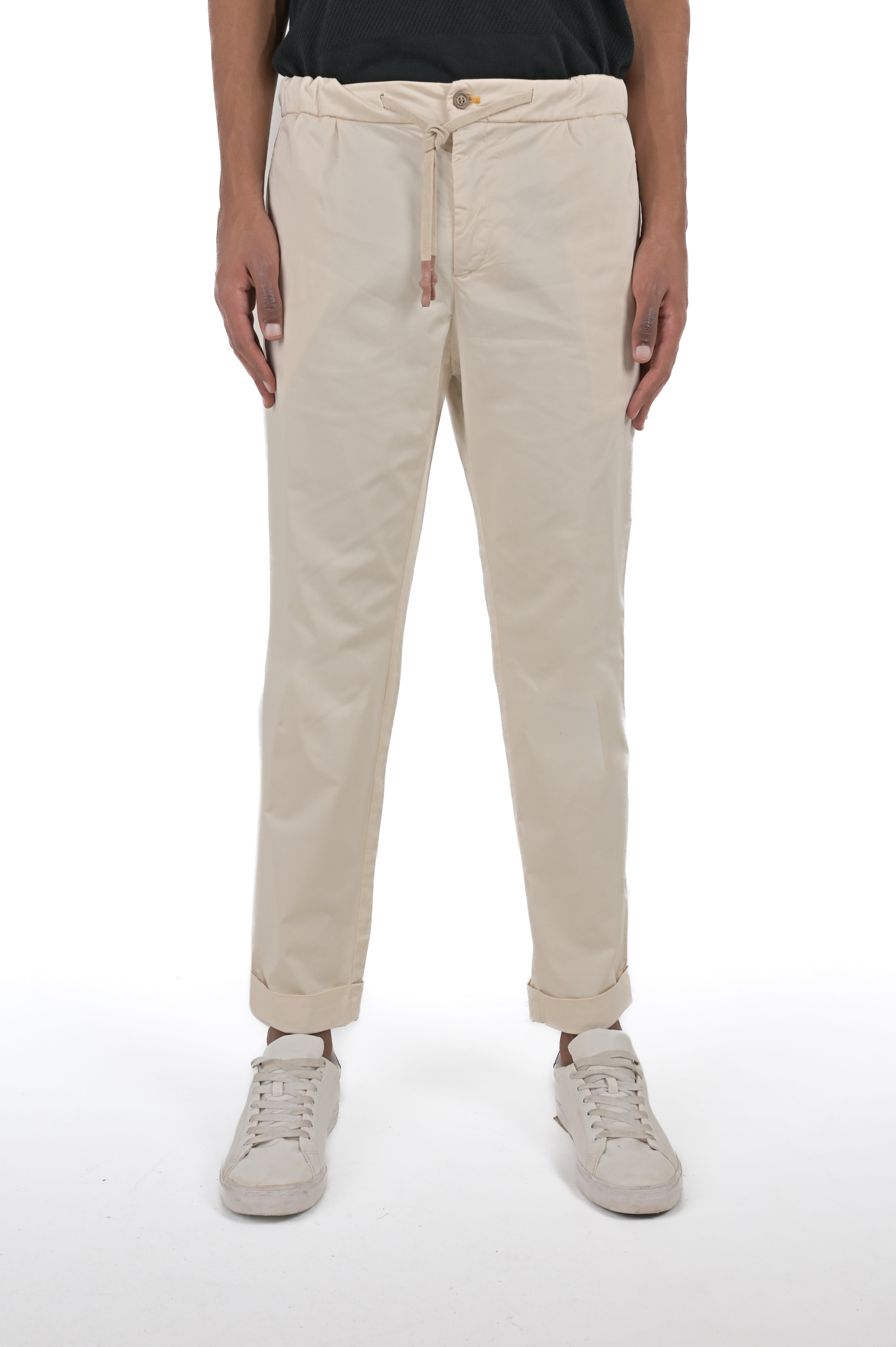 Classic tapered trousers Net Maribor cream SS24