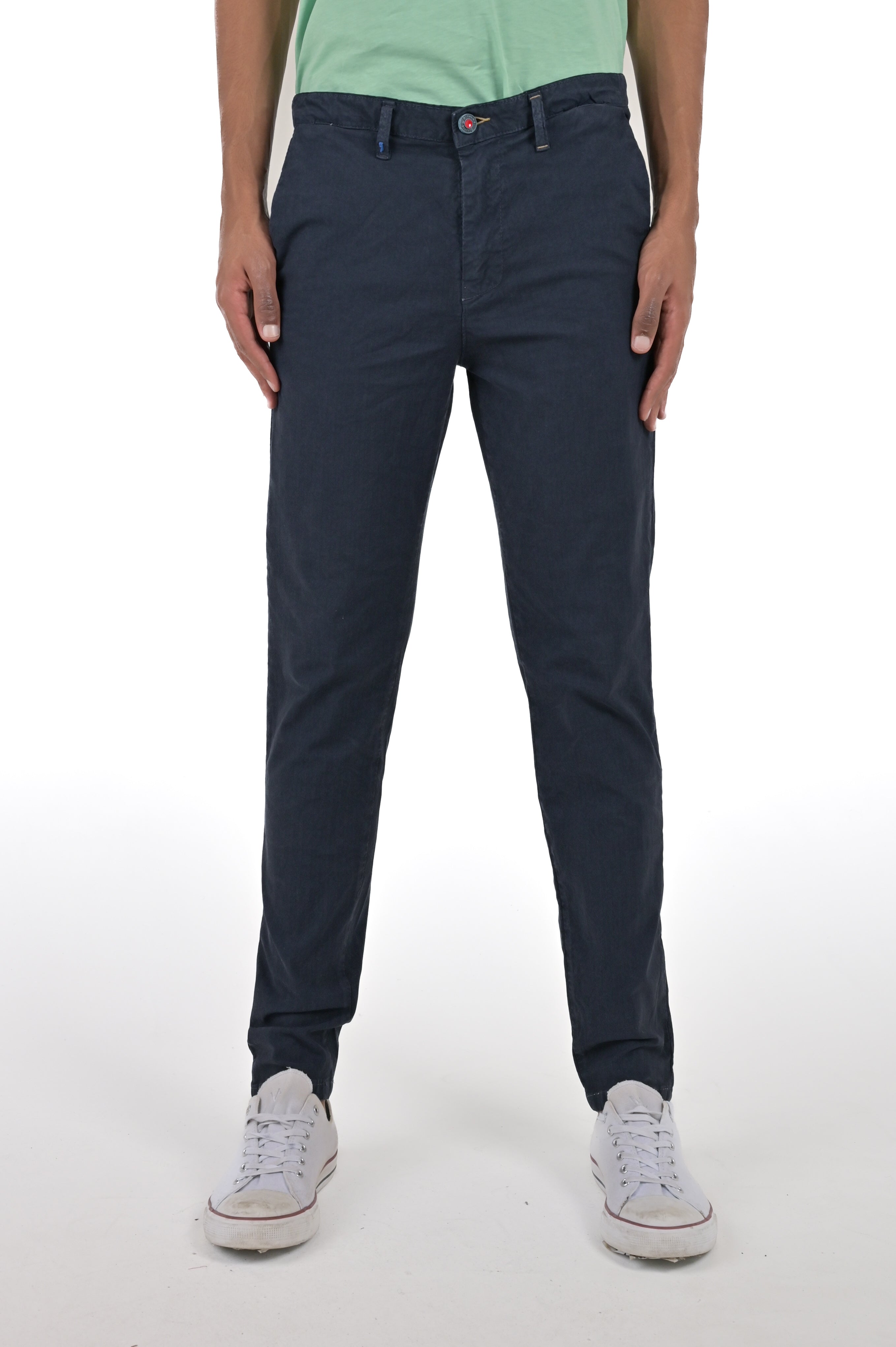 Pantaloni slim Sonic S.B. blu SS24