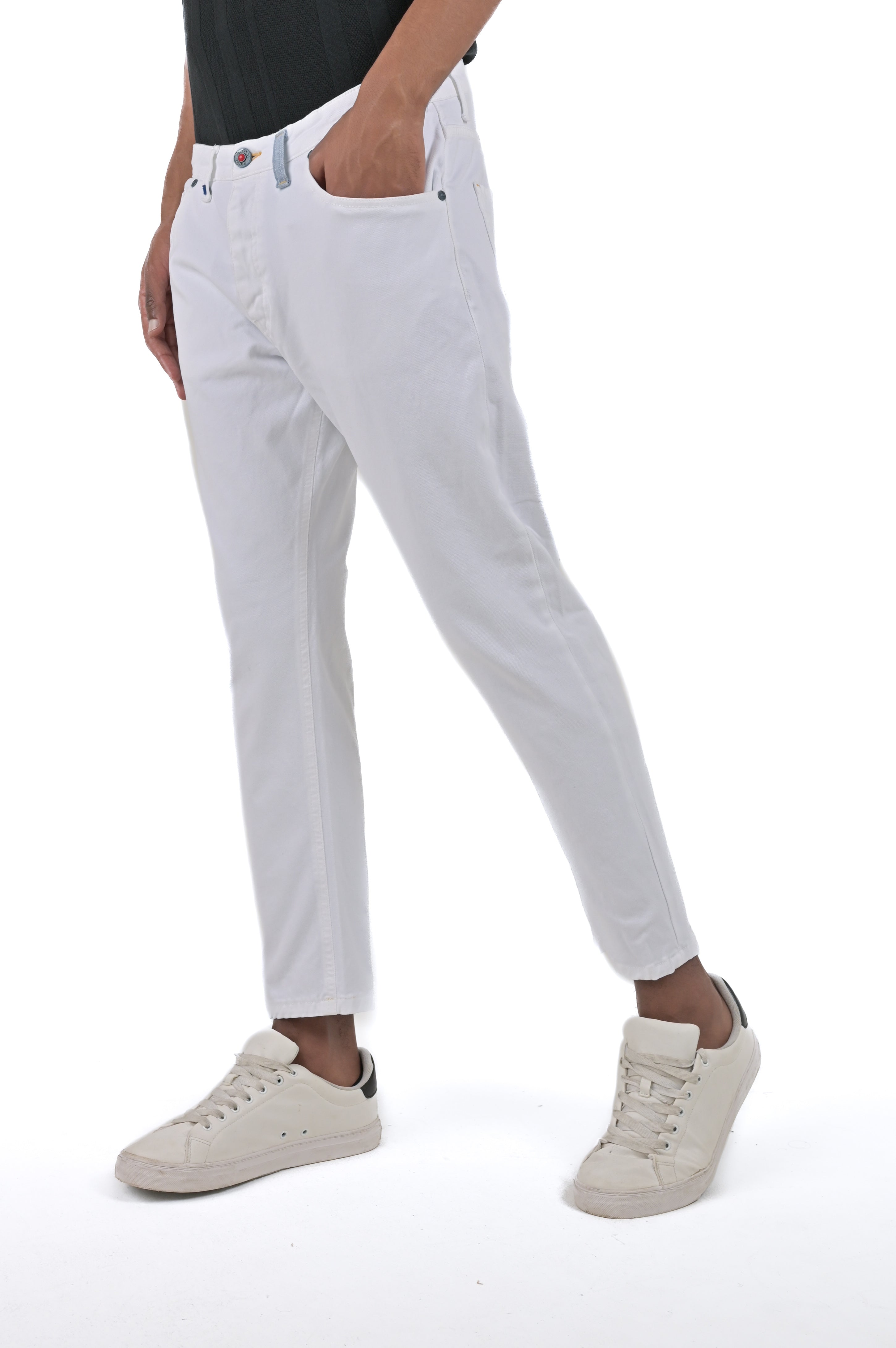 Slim Pants Life Libeccio White SS24