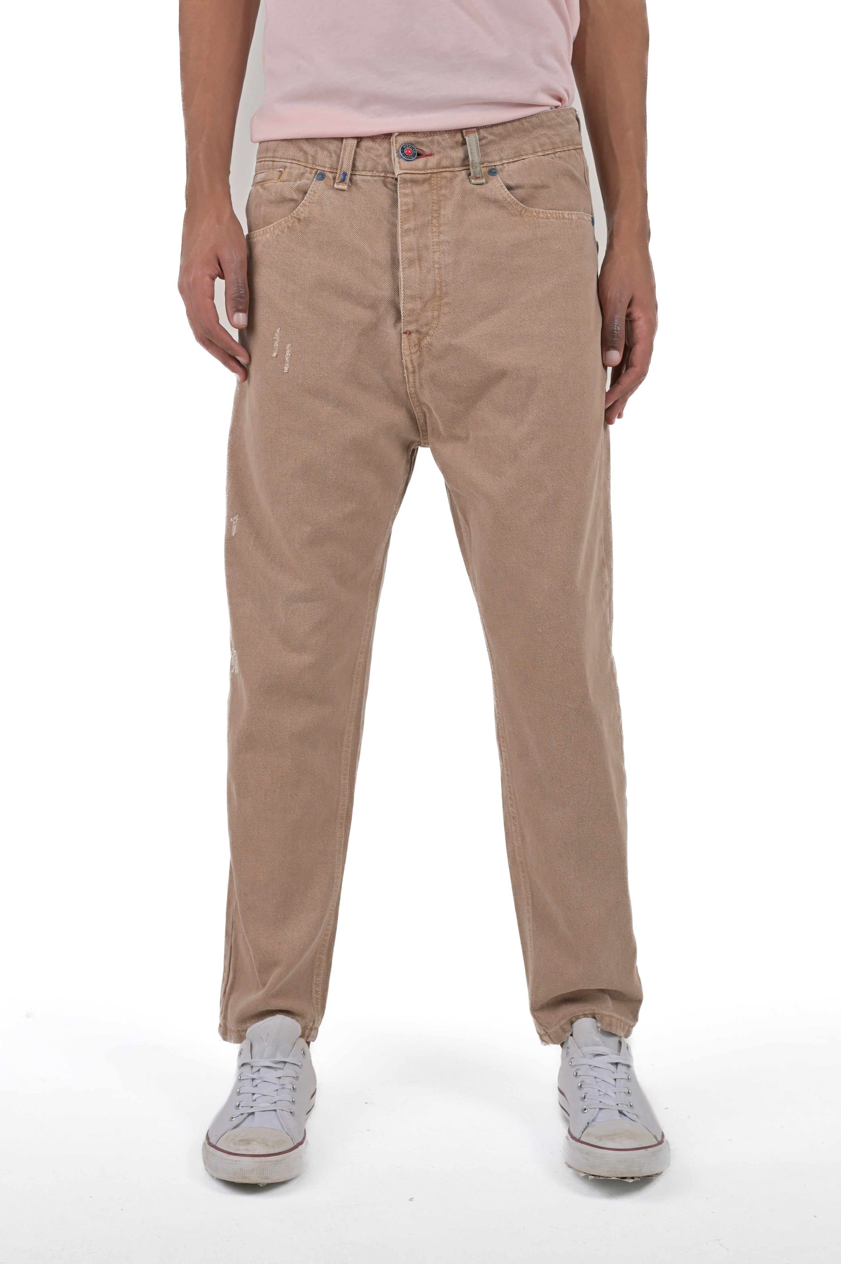 Pantaloni loose Pop M1 beige SS24