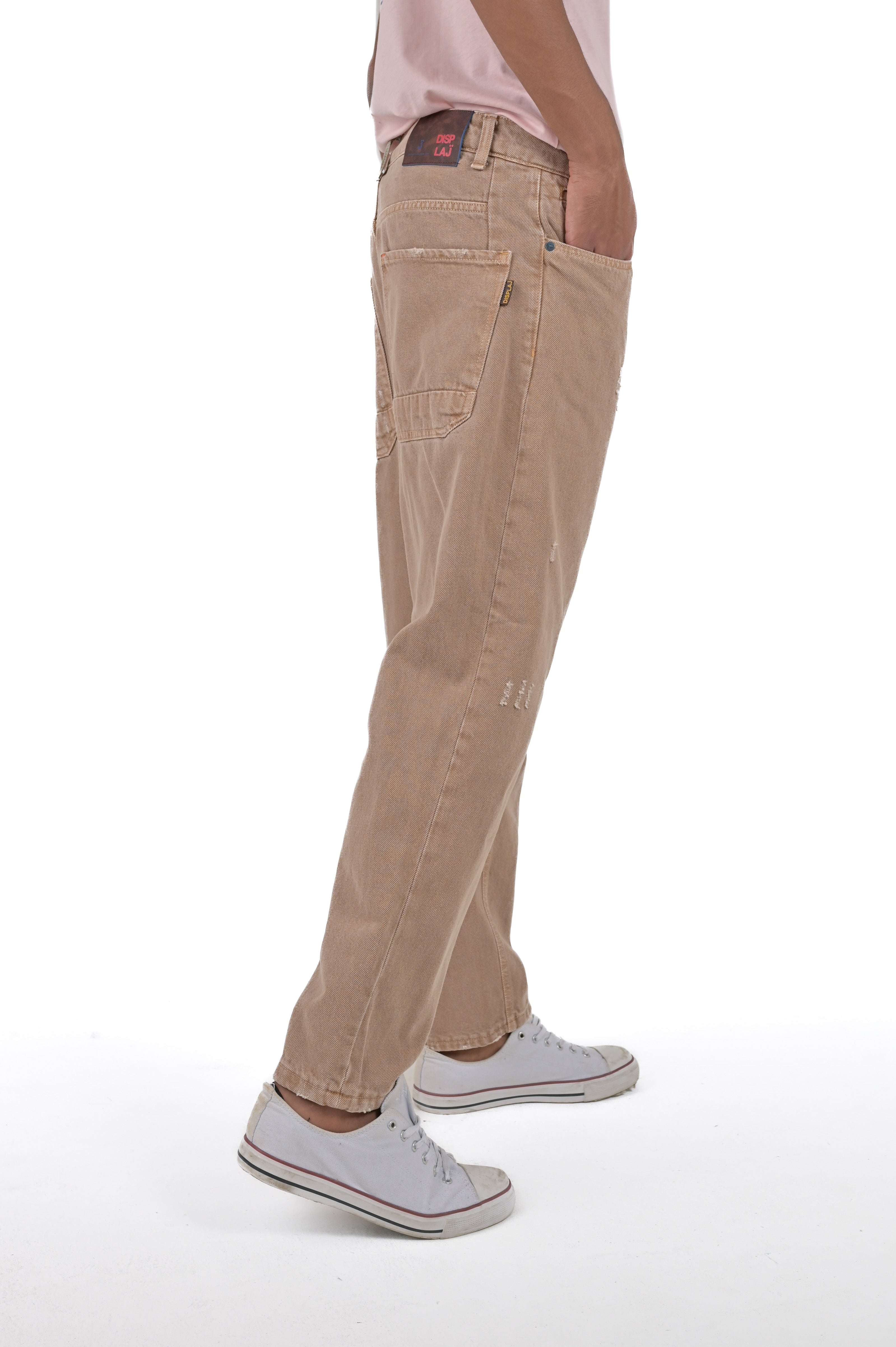 Pantaloni loose Pop M1 beige SS24