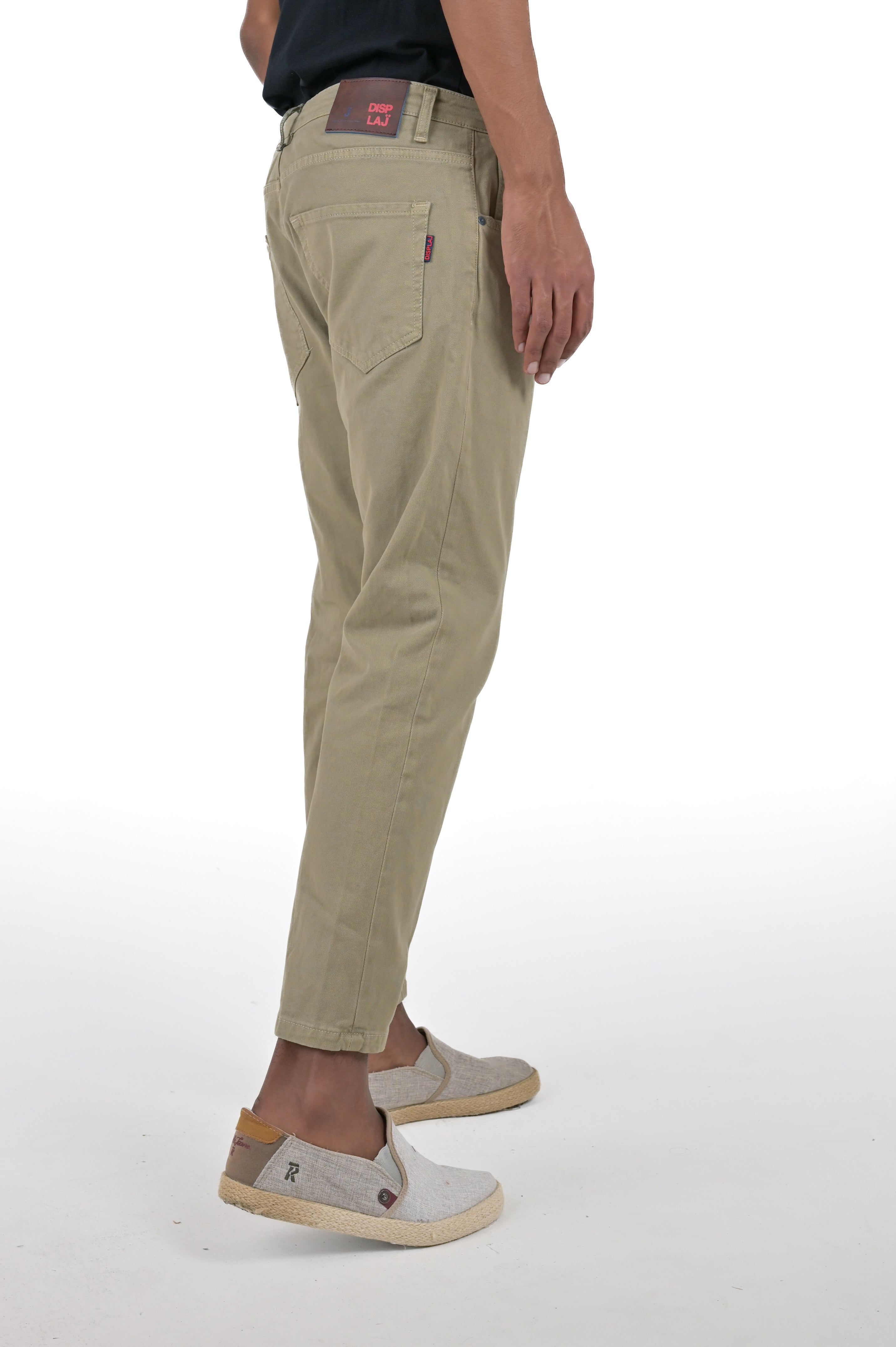 Pantaloni slim Life Libeccio verde SS24