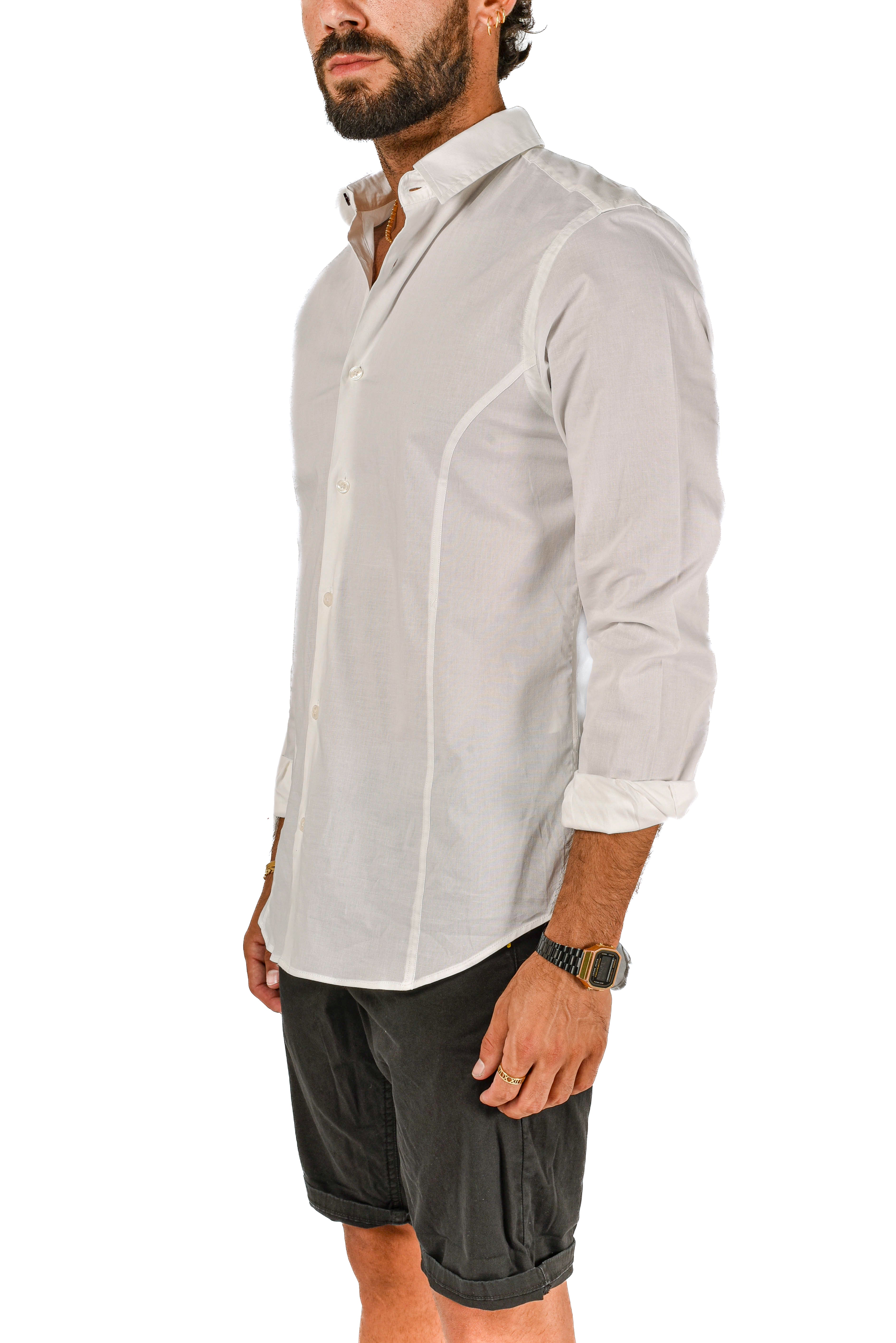 Camicia slim Rod Bianca