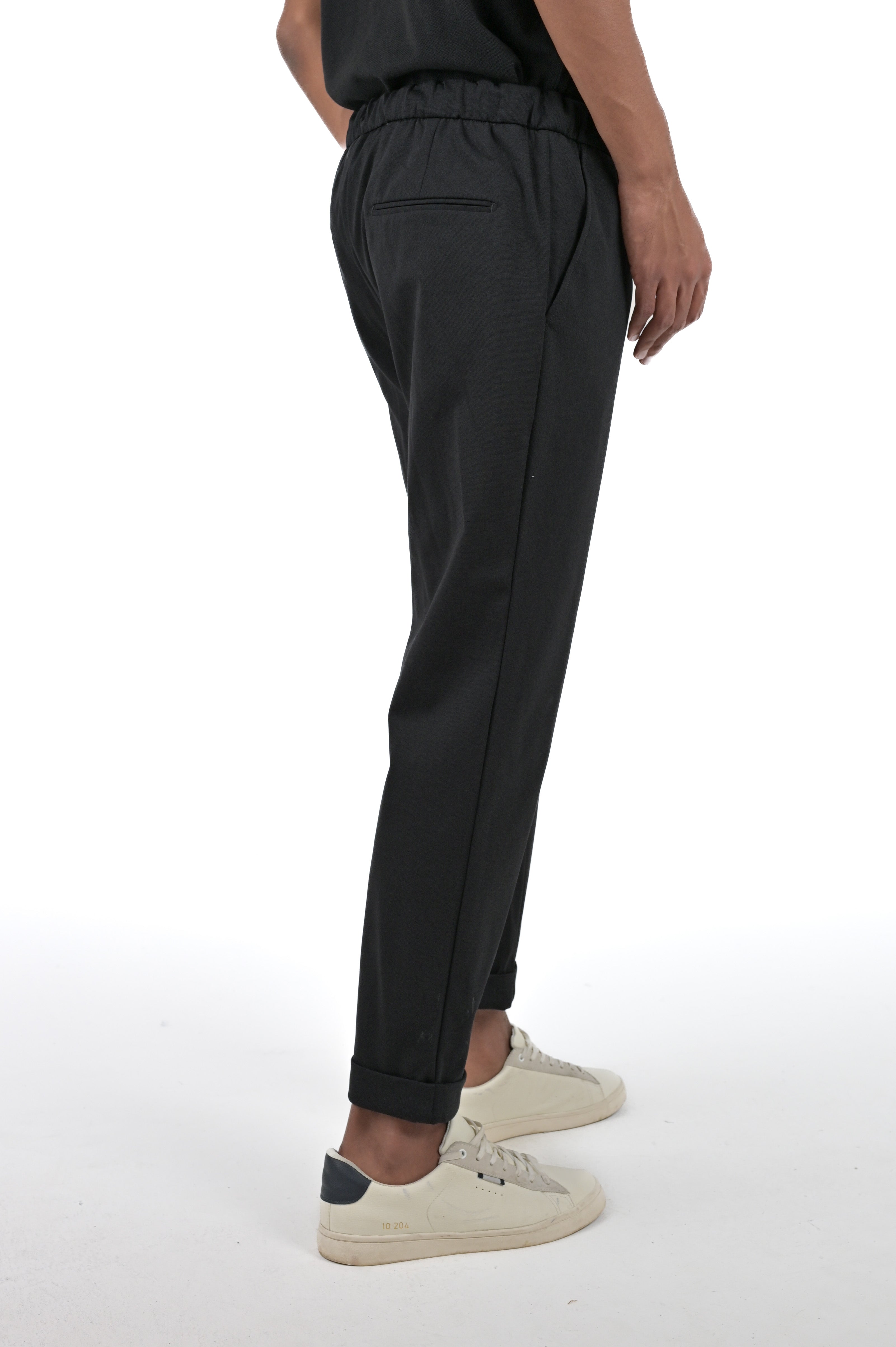 Pantaloni classici tapered Net Ferrari nero SS24