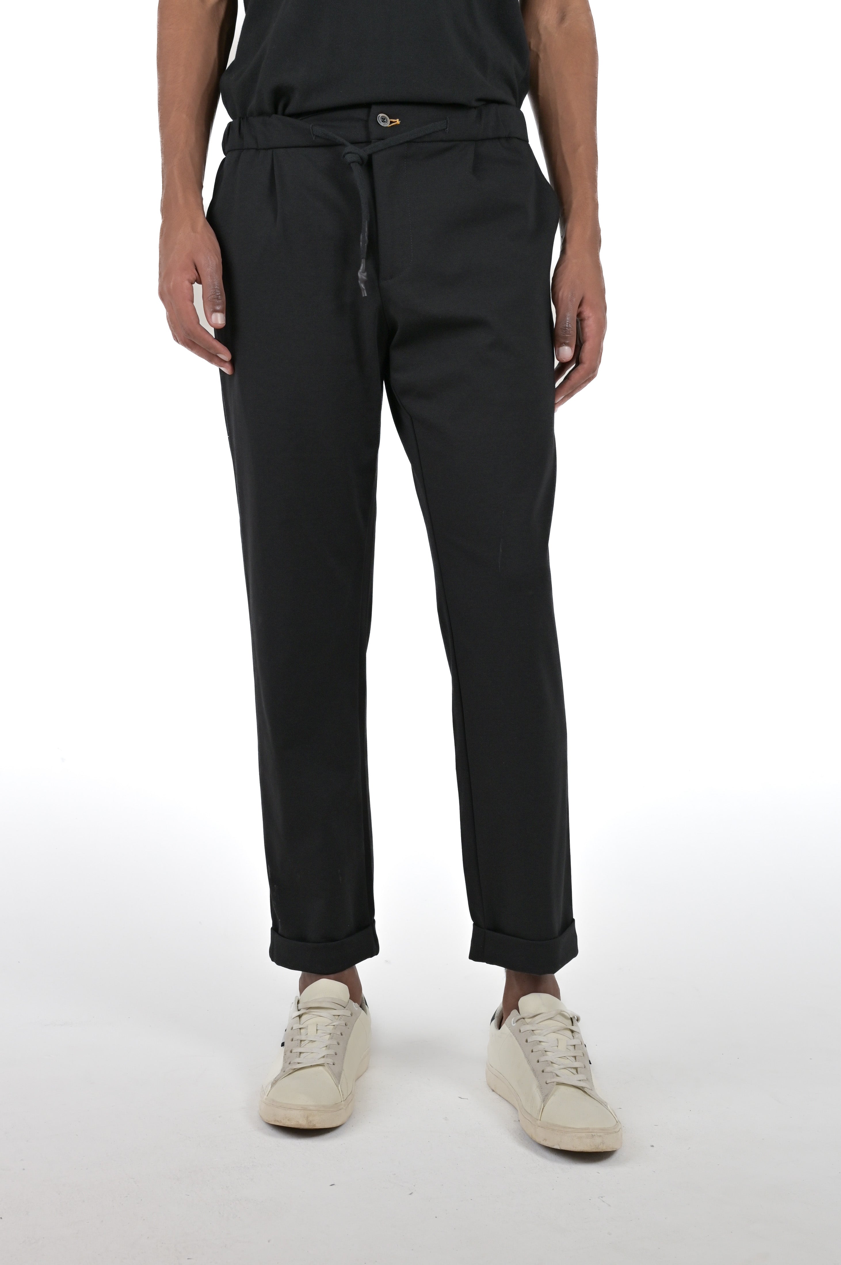 Pantaloni classici tapered Net Ferrari nero SS24