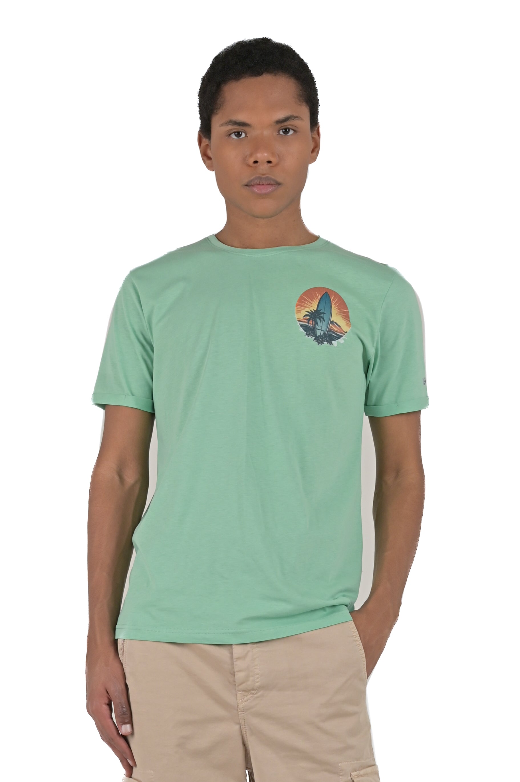 T-Shirt regular Catch verde acqua SS24