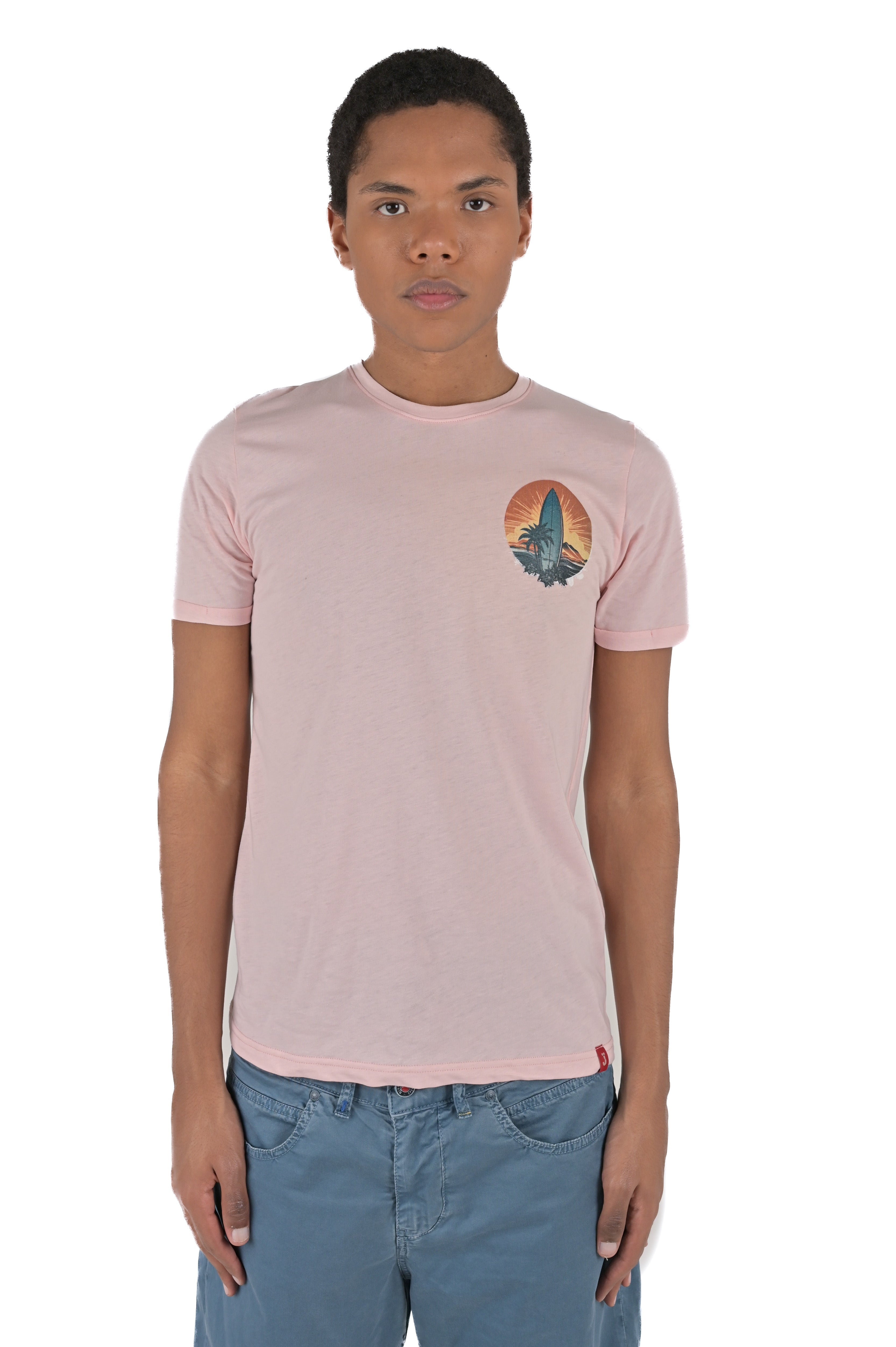 SS24 pink Catch regular t-shirt