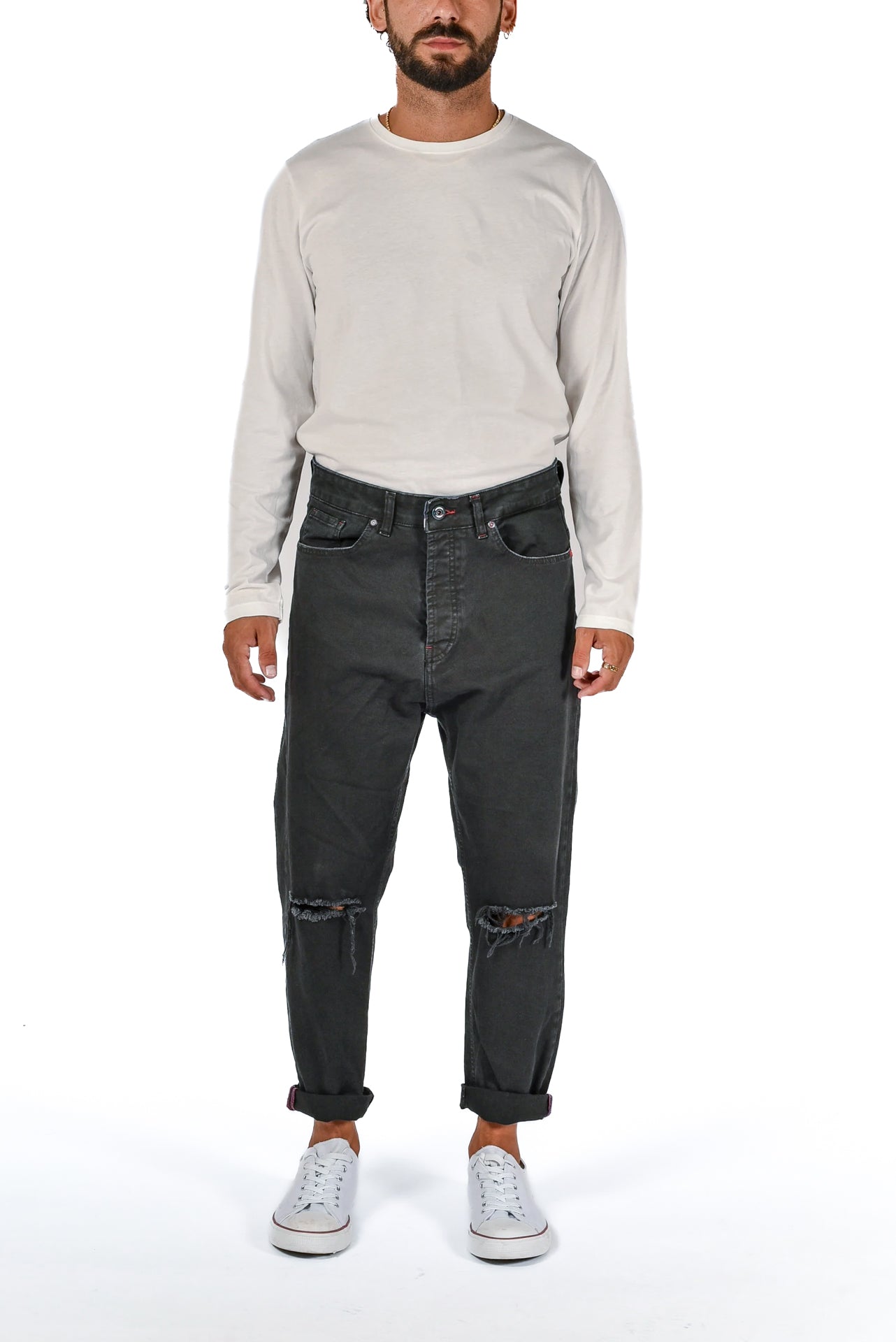 Pantaloni in cotone loose Wide FW 21/22