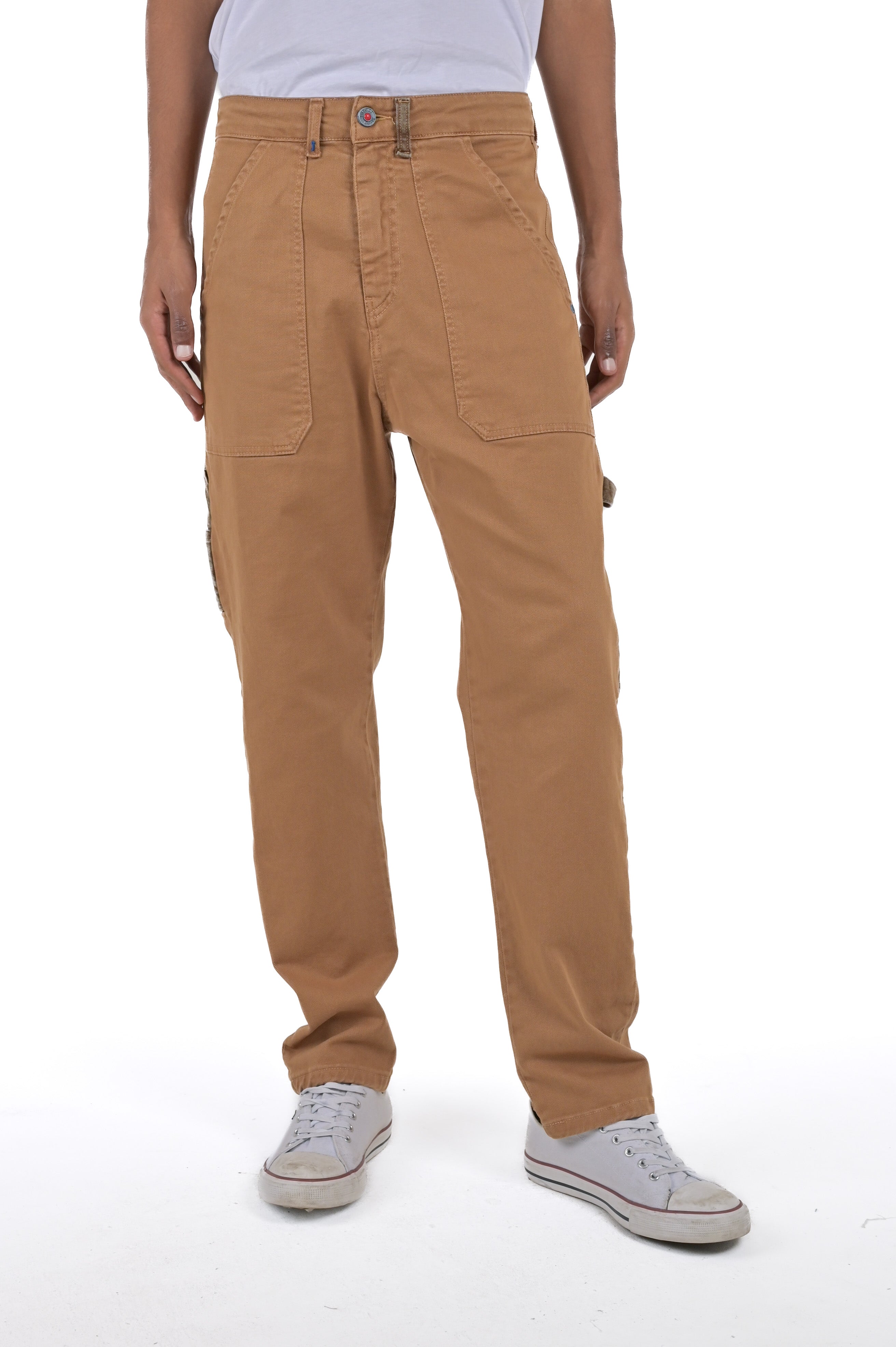 Loose People Caramel Cotton Pants SS24