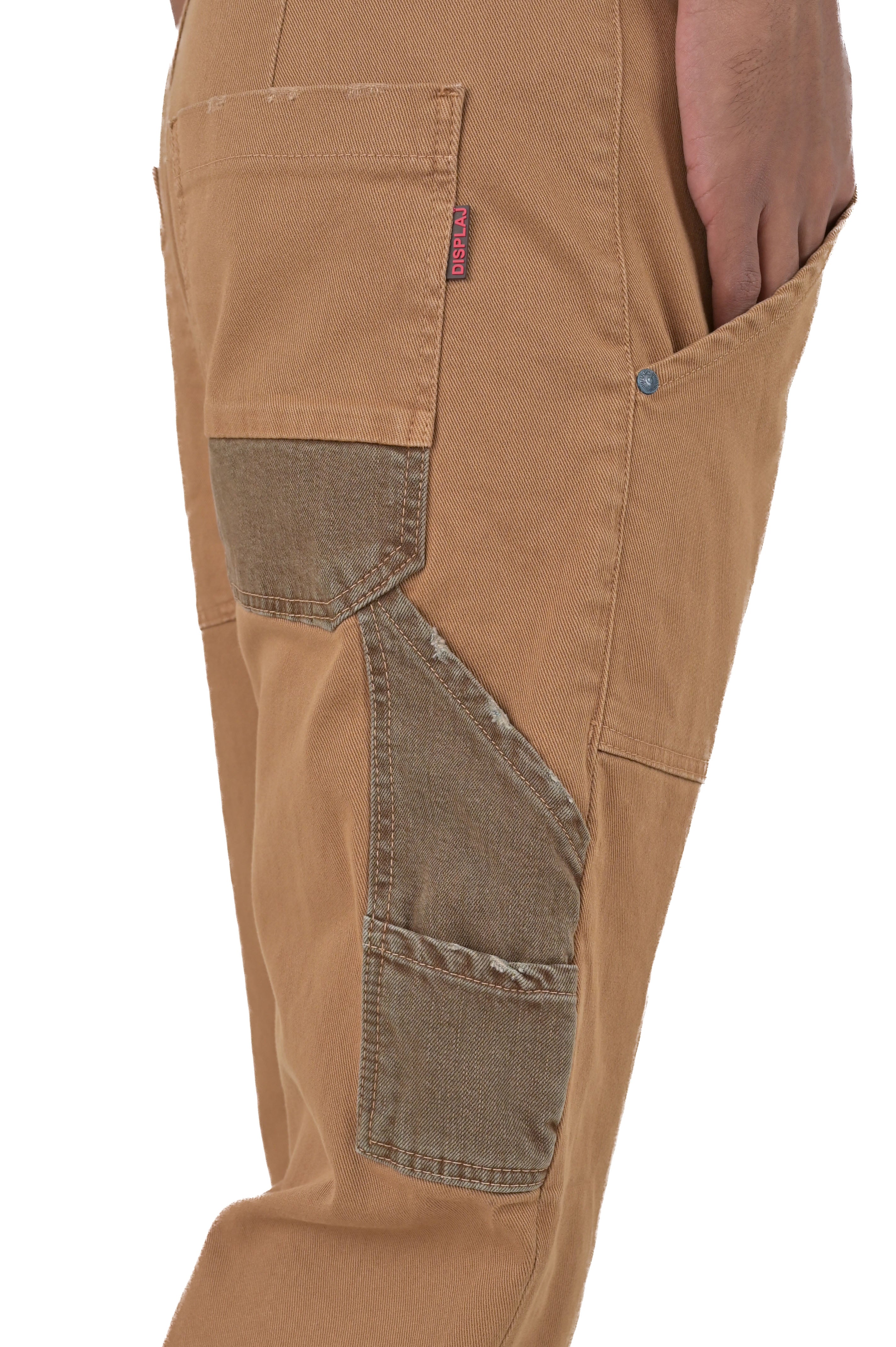 Pantaloni in cotone loose People caramello SS24