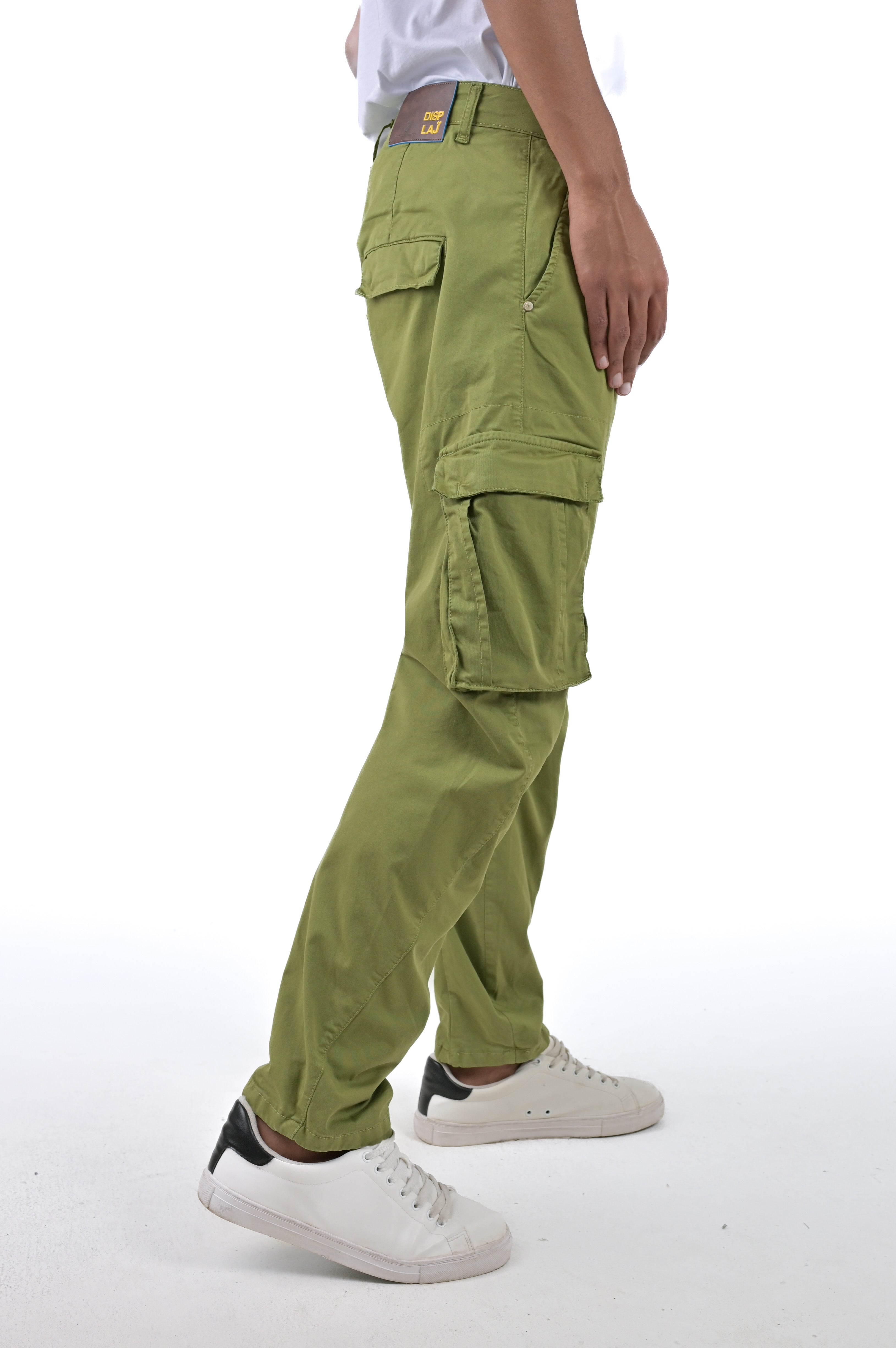 Pantaloni loose Rocky verde pera SS24