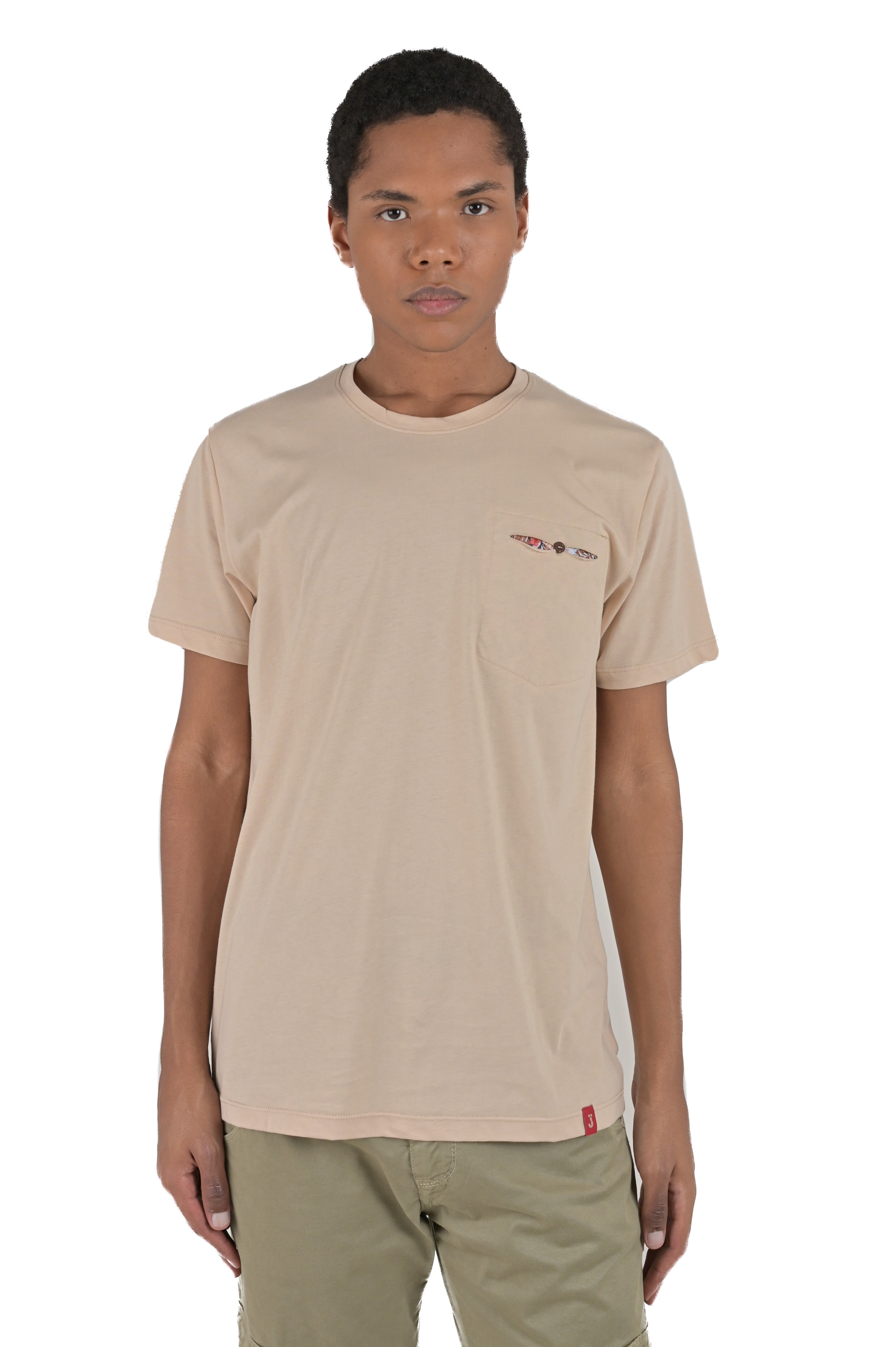 T-Shirt regular DPE 2411 avorio SS24